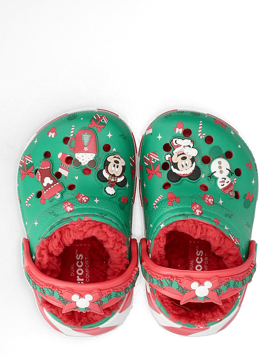 Crocs - Mickey Xmas Lined Cls Clg T - klossar - multi - 3