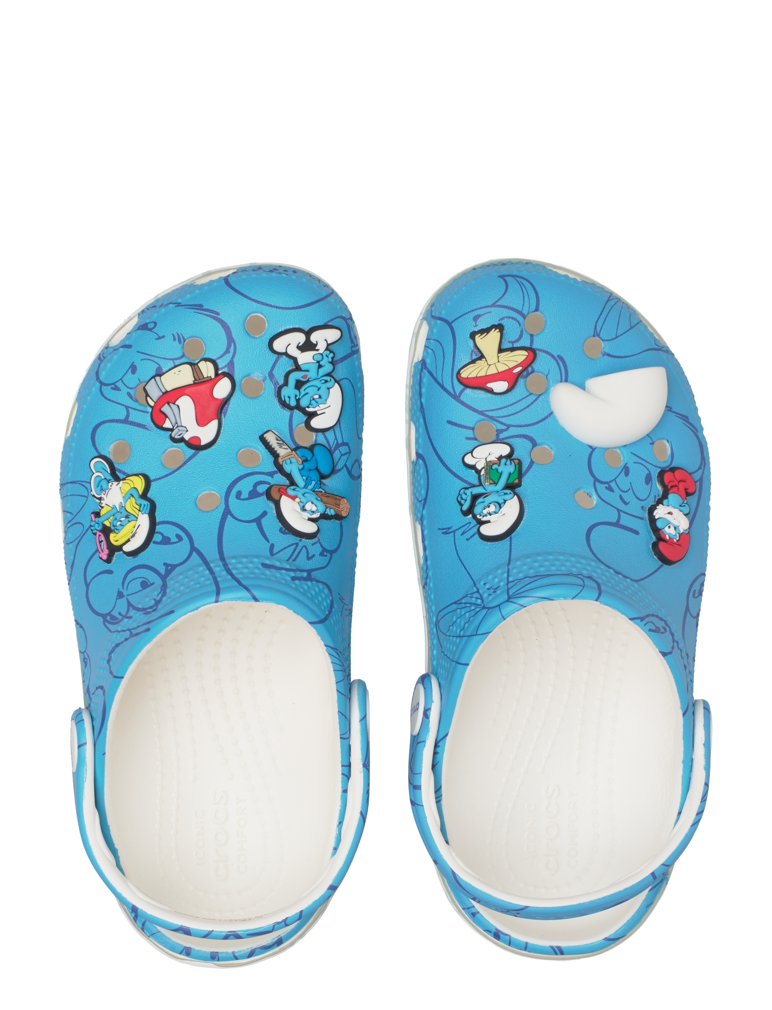 Crocs - Smurfs Classic Clog K - gode sommertilbud - multi - 3
