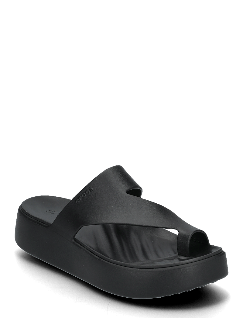 Crocs - Getaway Platform Toe Loop - platformsandaler - black - 0