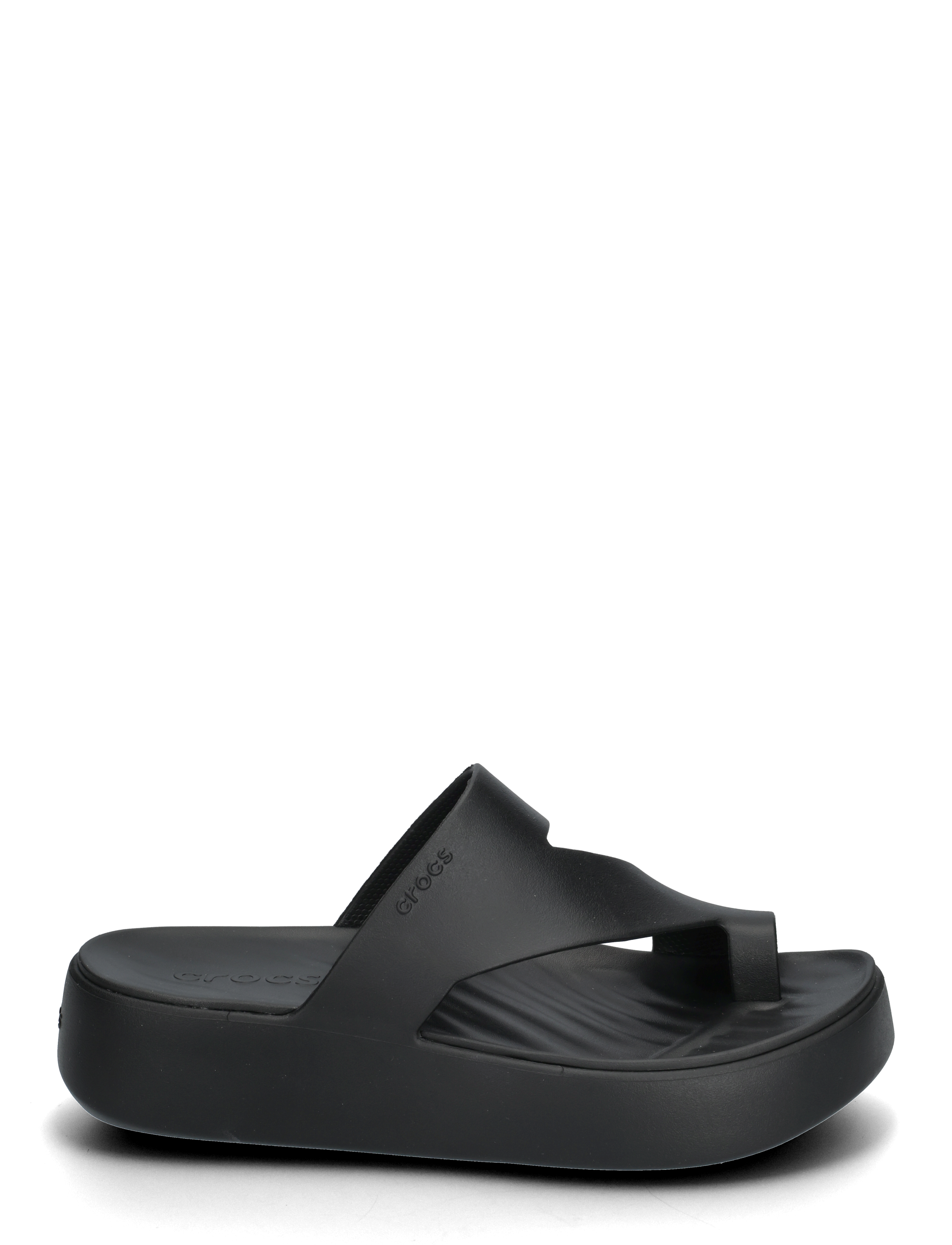 Crocs - Getaway Platform Toe Loop - platformsandaler - black - 1