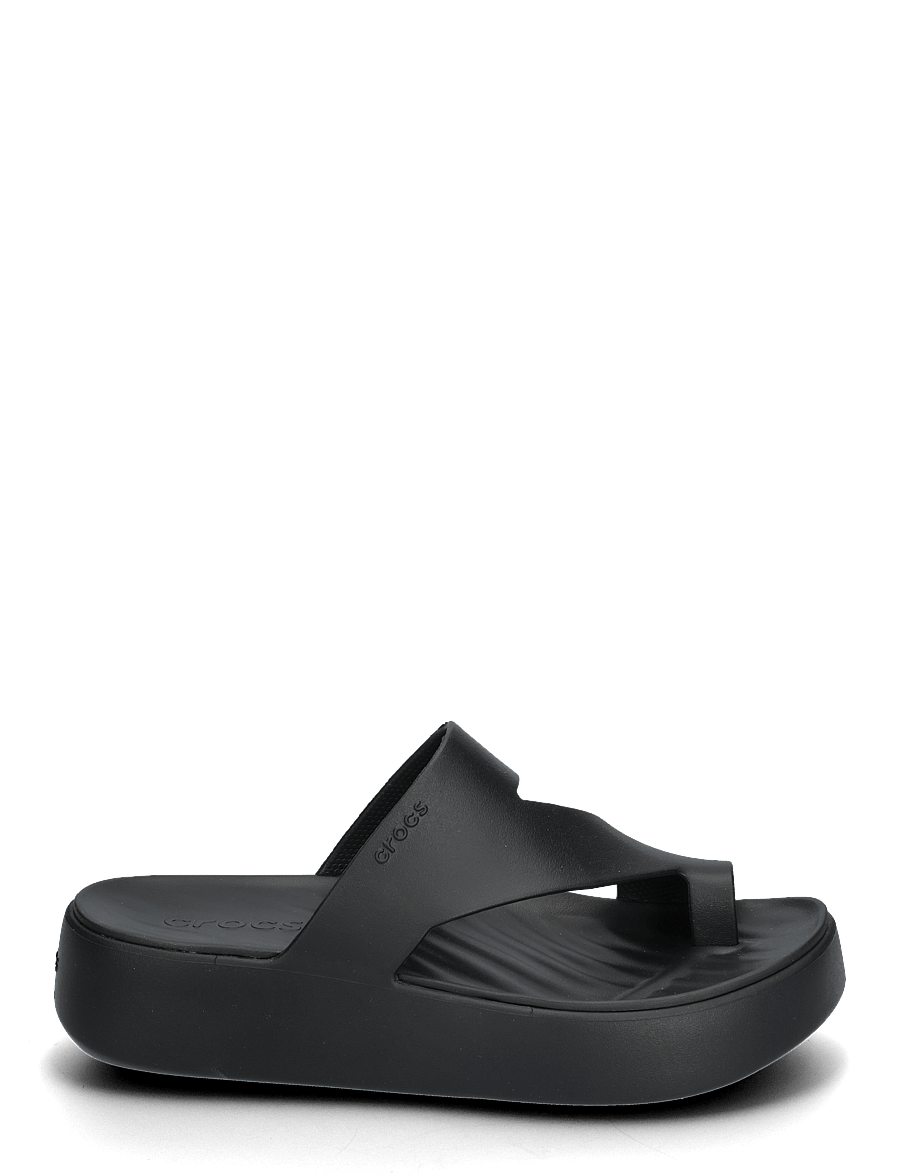 Crocs - Getaway Platform Toe Loop - platformsandaler - black - 1