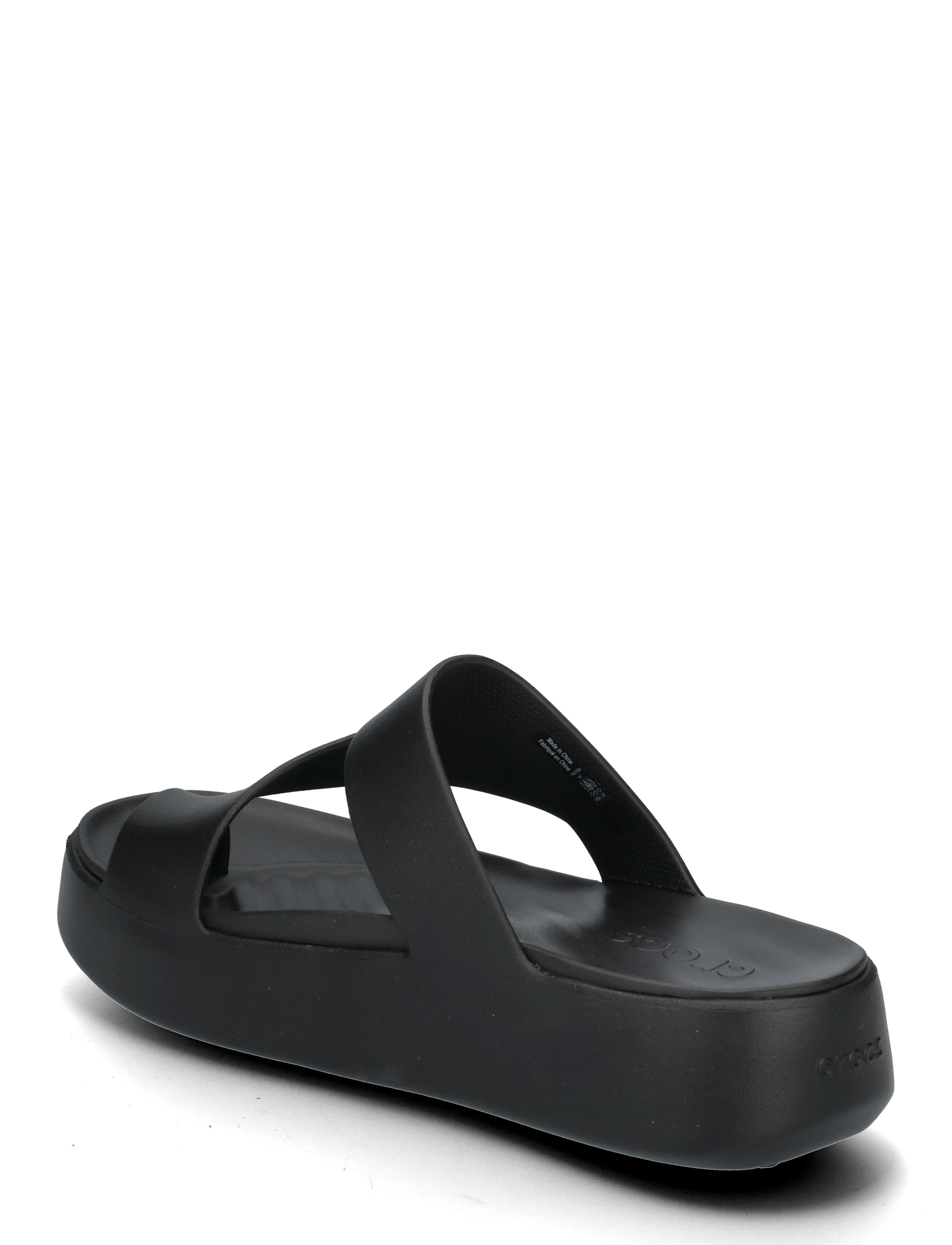 Crocs - Getaway Platform Toe Loop - platformsandaler - black - 2