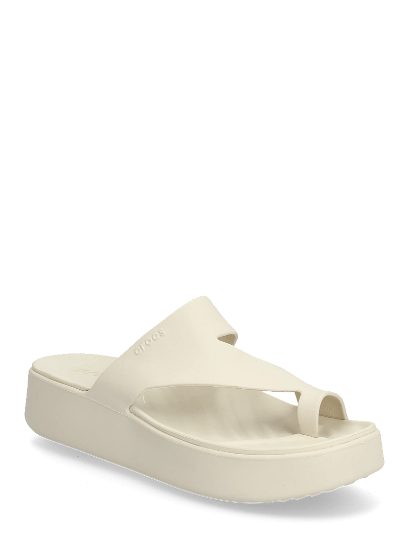 Crocs - Getaway Platform Toe Loop - plateau-sandalen - sandstone - 0