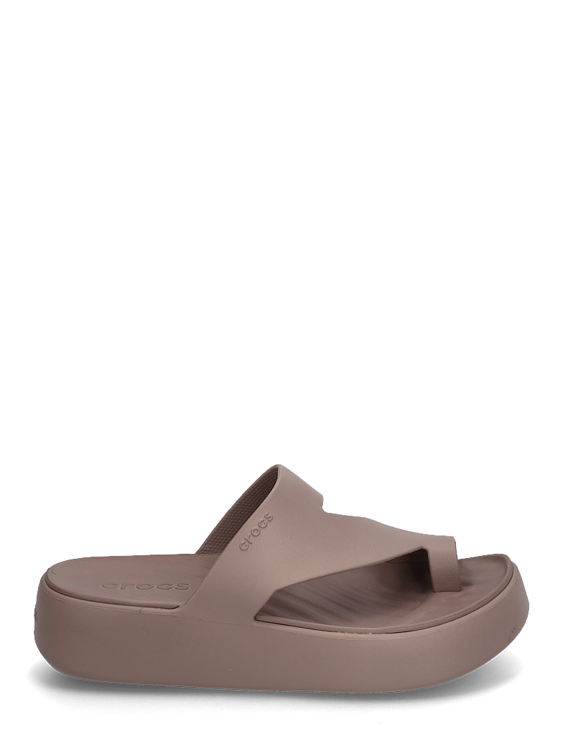Crocs - Getaway Platform Toe Loop - plateau-sandalen - truffle - 1