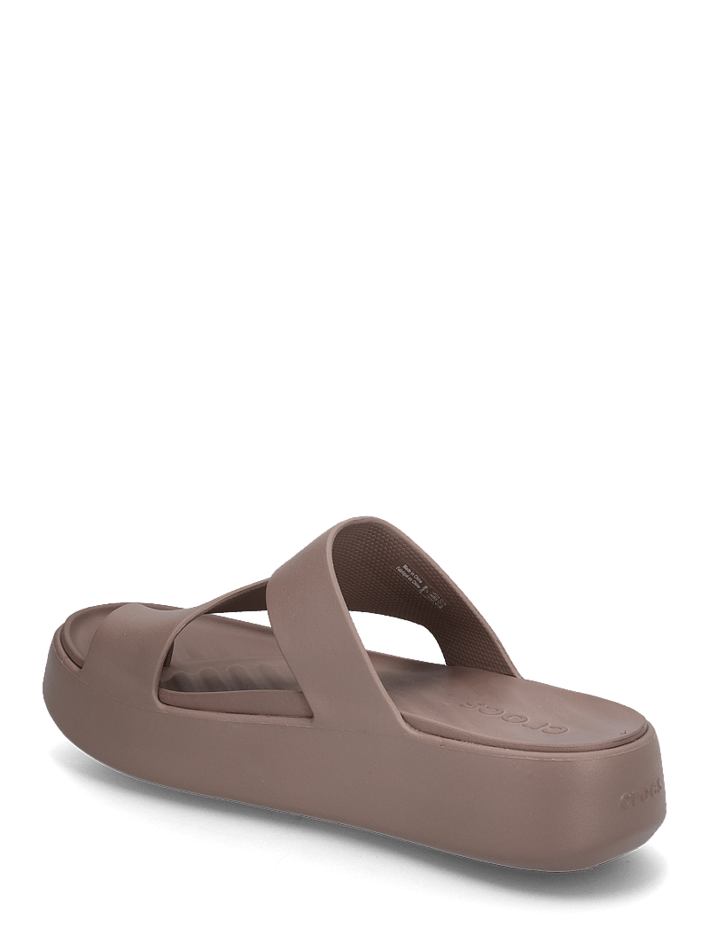 Crocs - Getaway Platform Toe Loop - plateau-sandalen - truffle - 2