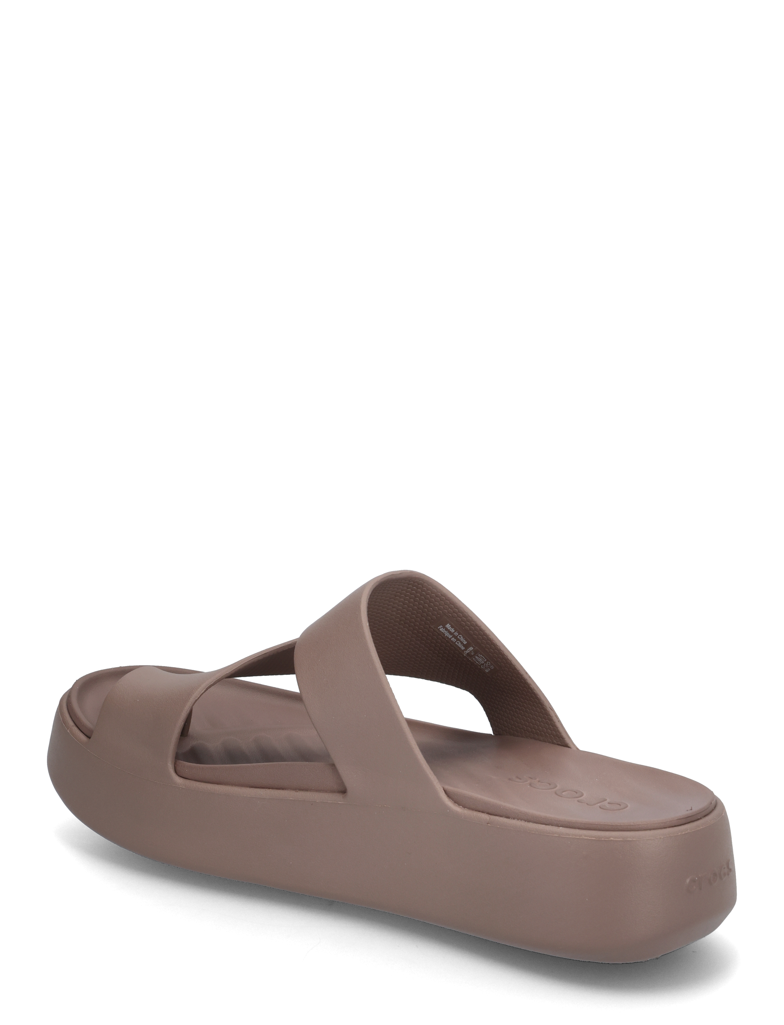 Crocs - Getaway Platform Toe Loop - plateau-sandalen - truffle - 2