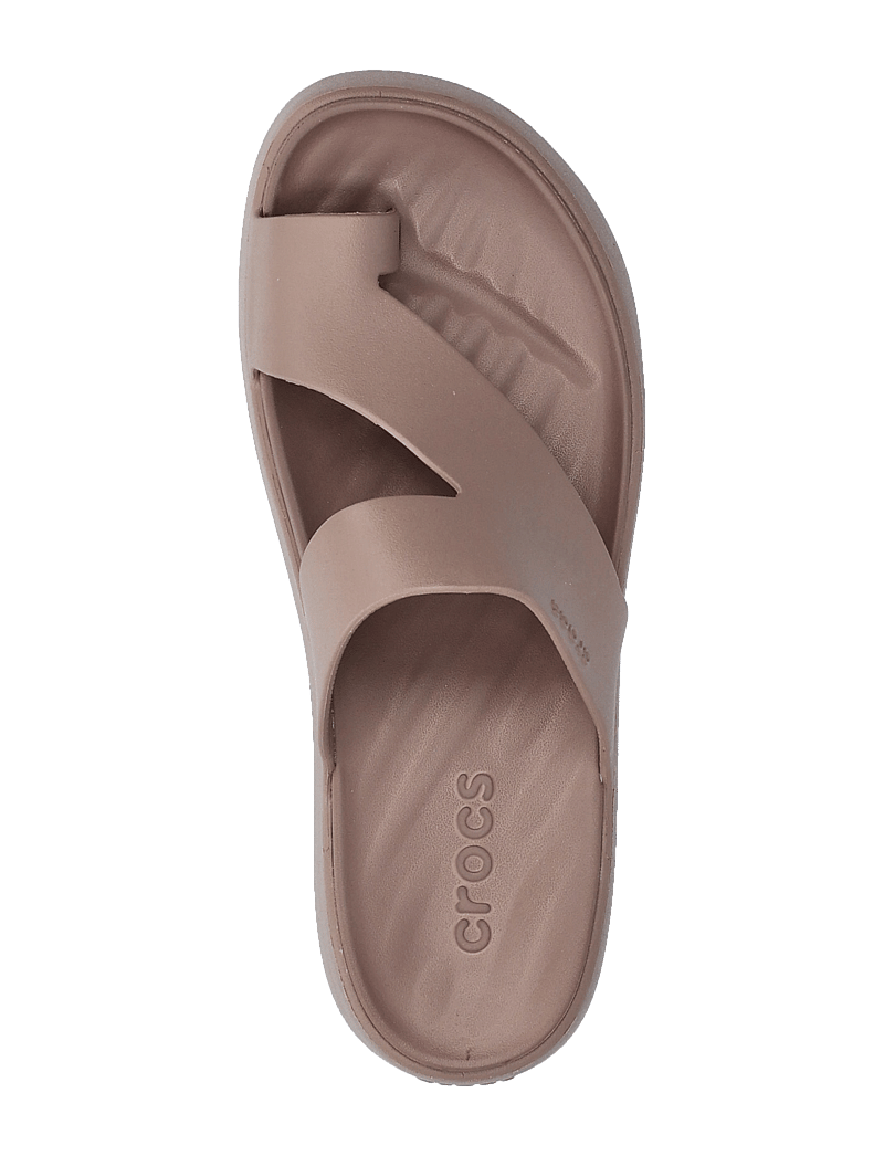 Crocs - Getaway Platform Toe Loop - plateau-sandalen - truffle - 3