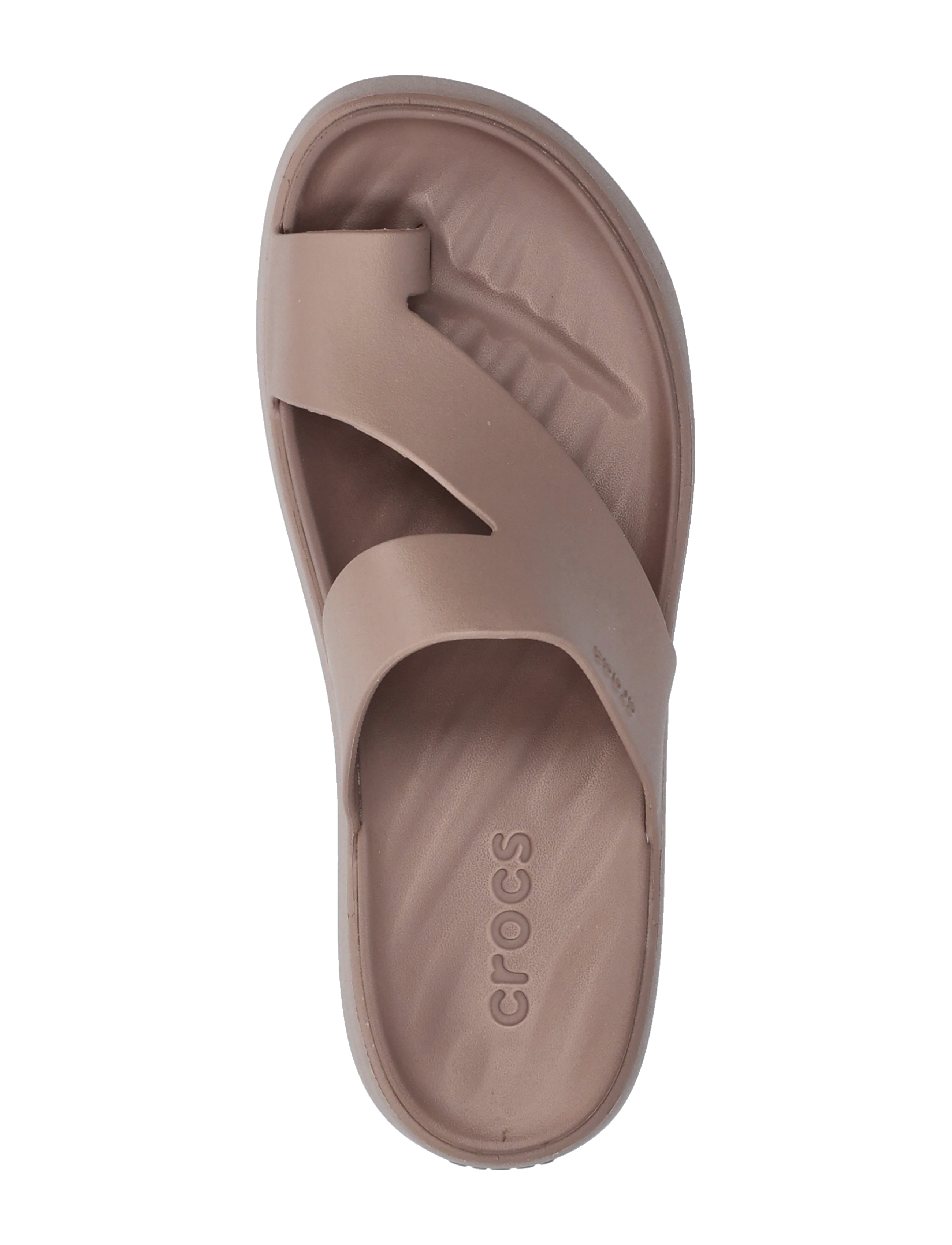 Crocs - Getaway Platform Toe Loop - plateau-sandalen - truffle - 3