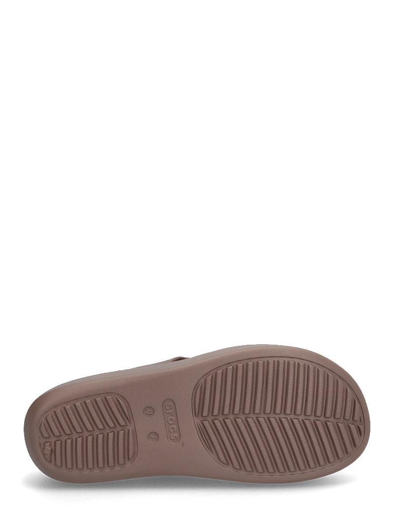 Crocs - Getaway Platform Toe Loop - plateau-sandalen - truffle - 4
