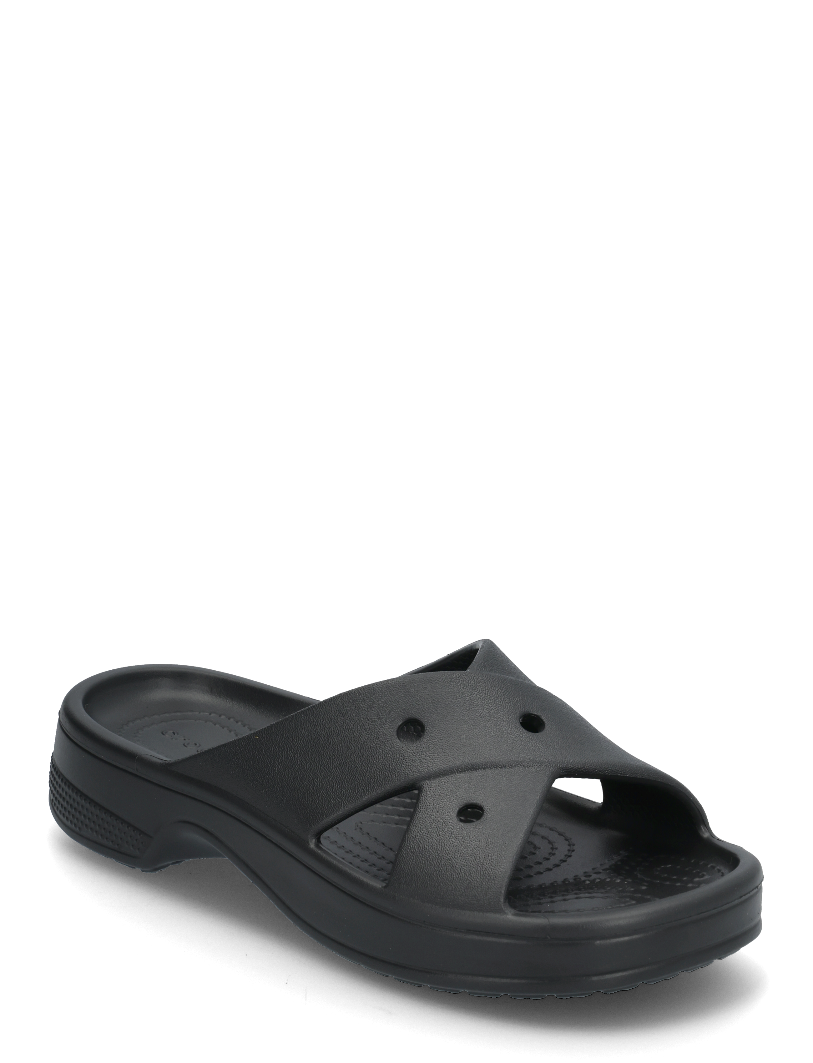 Crocs Cl Womens Cross Strap - Basseiniplätud - BLACK / black