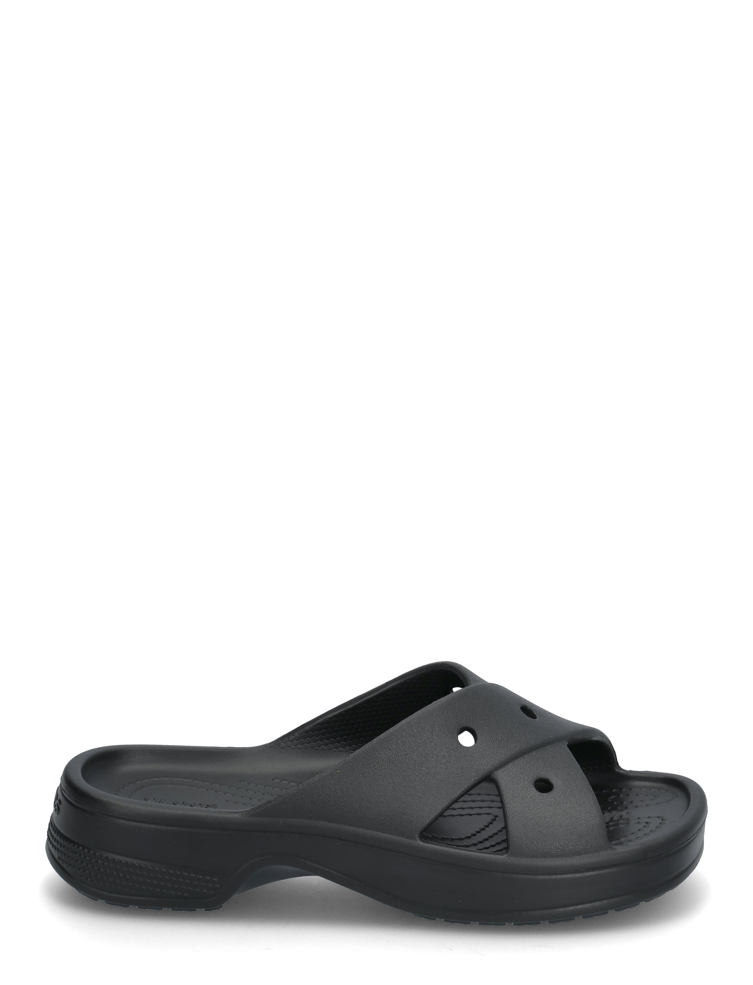 Crocs - Cl Womens Cross Strap - zemākās cenas - black - 1
