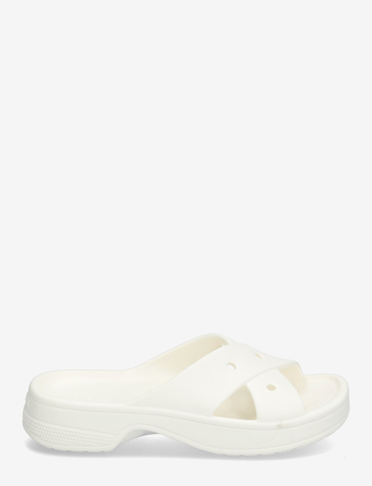 Crocs - Cl Womens Cross Strap - laveste priser - chalk - 1