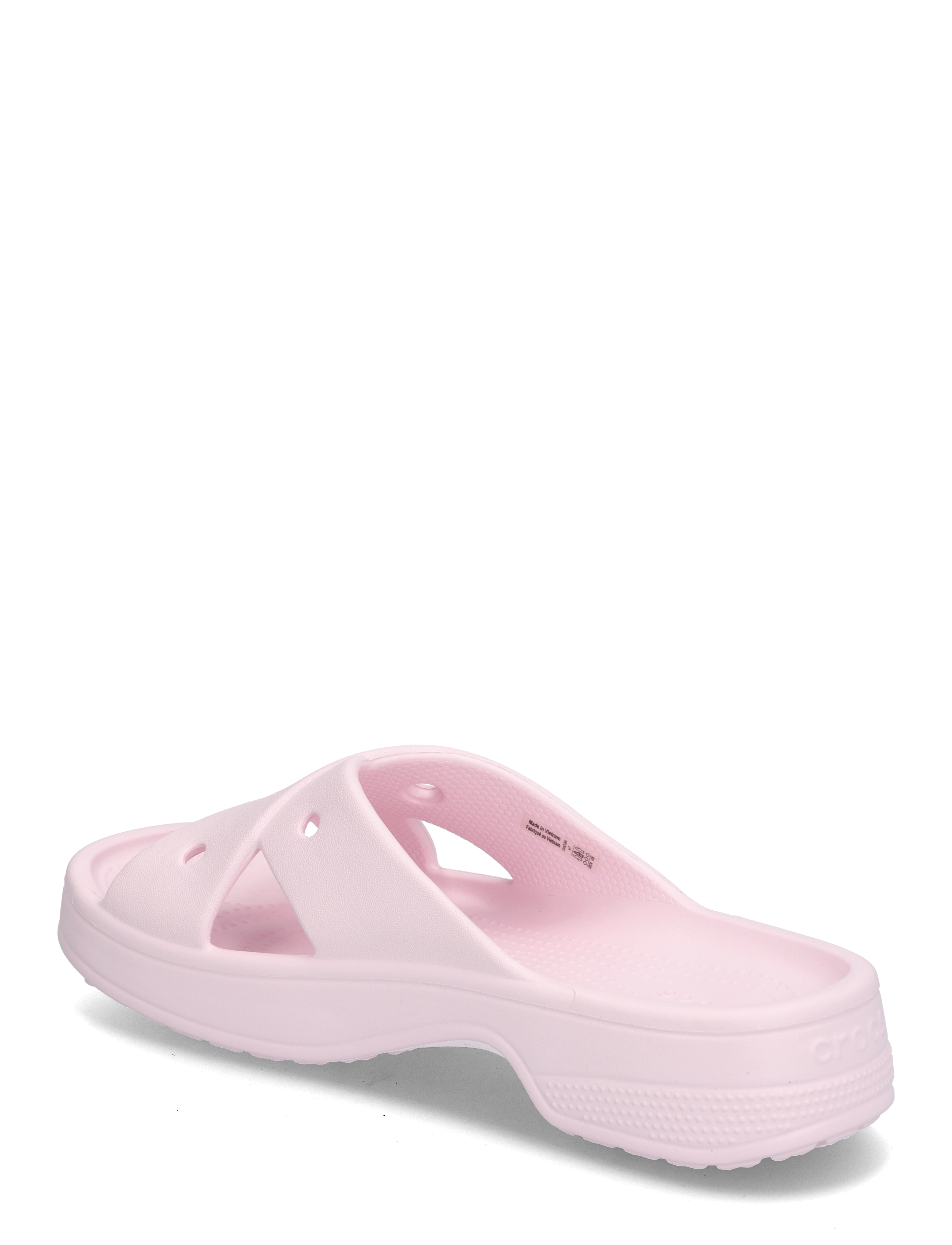 Crocs - Cl Womens Cross Strap - badtofflor - pink milk - 2