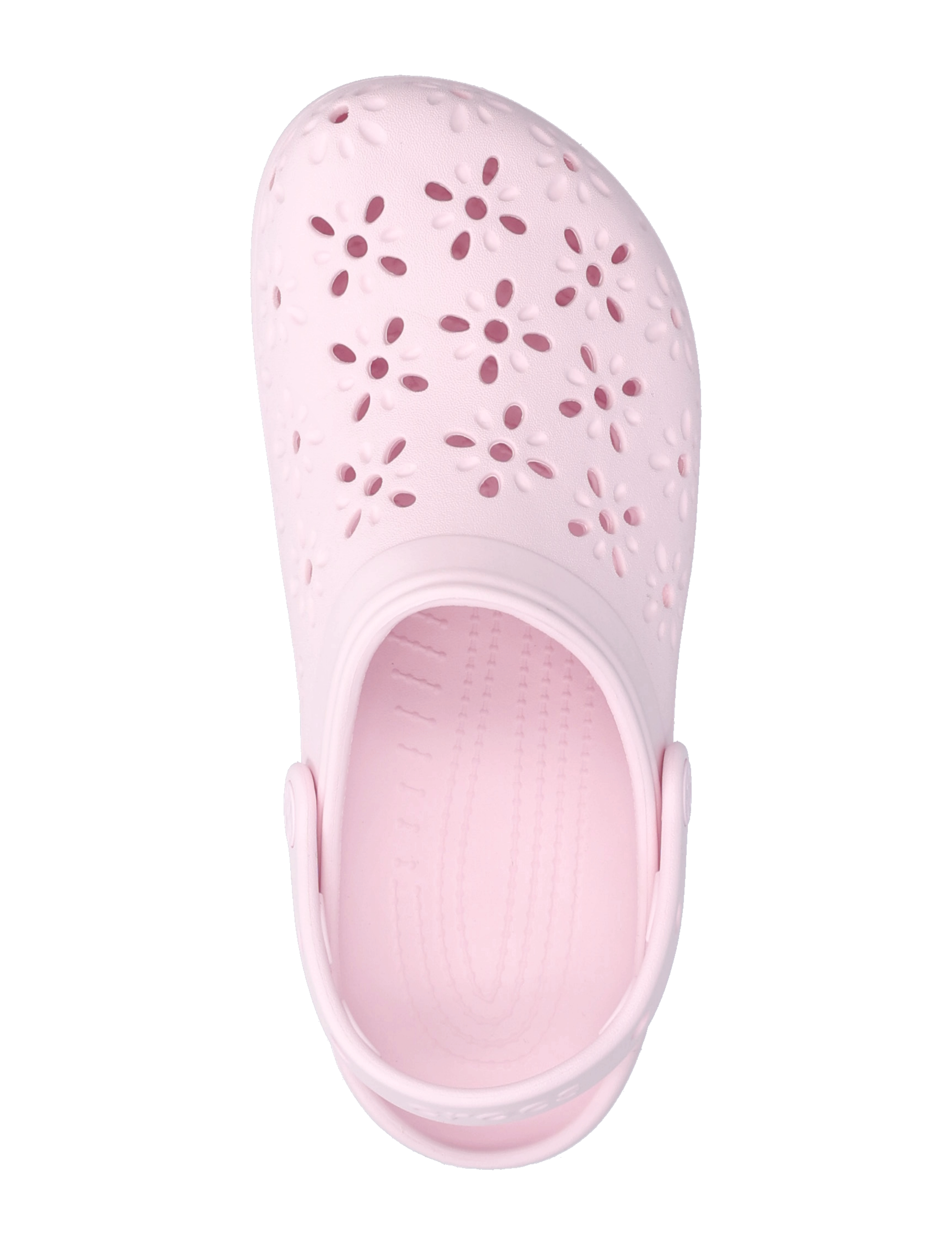 Crocs - Classic Floral Cut Out Clog - flade mules - pink milk - 3