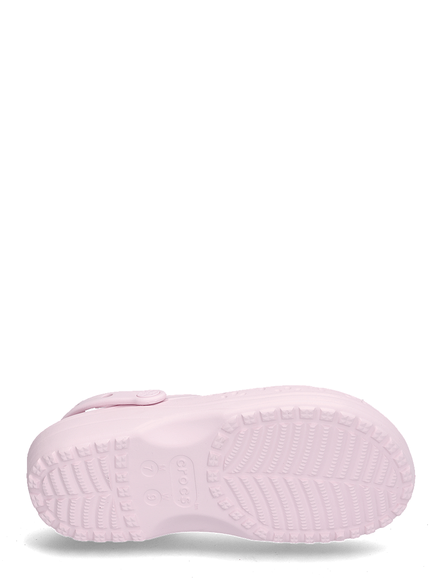 Crocs - Classic Floral Cut Out Clog - kontsata muula-stiilid jalanõud - pink milk - 4