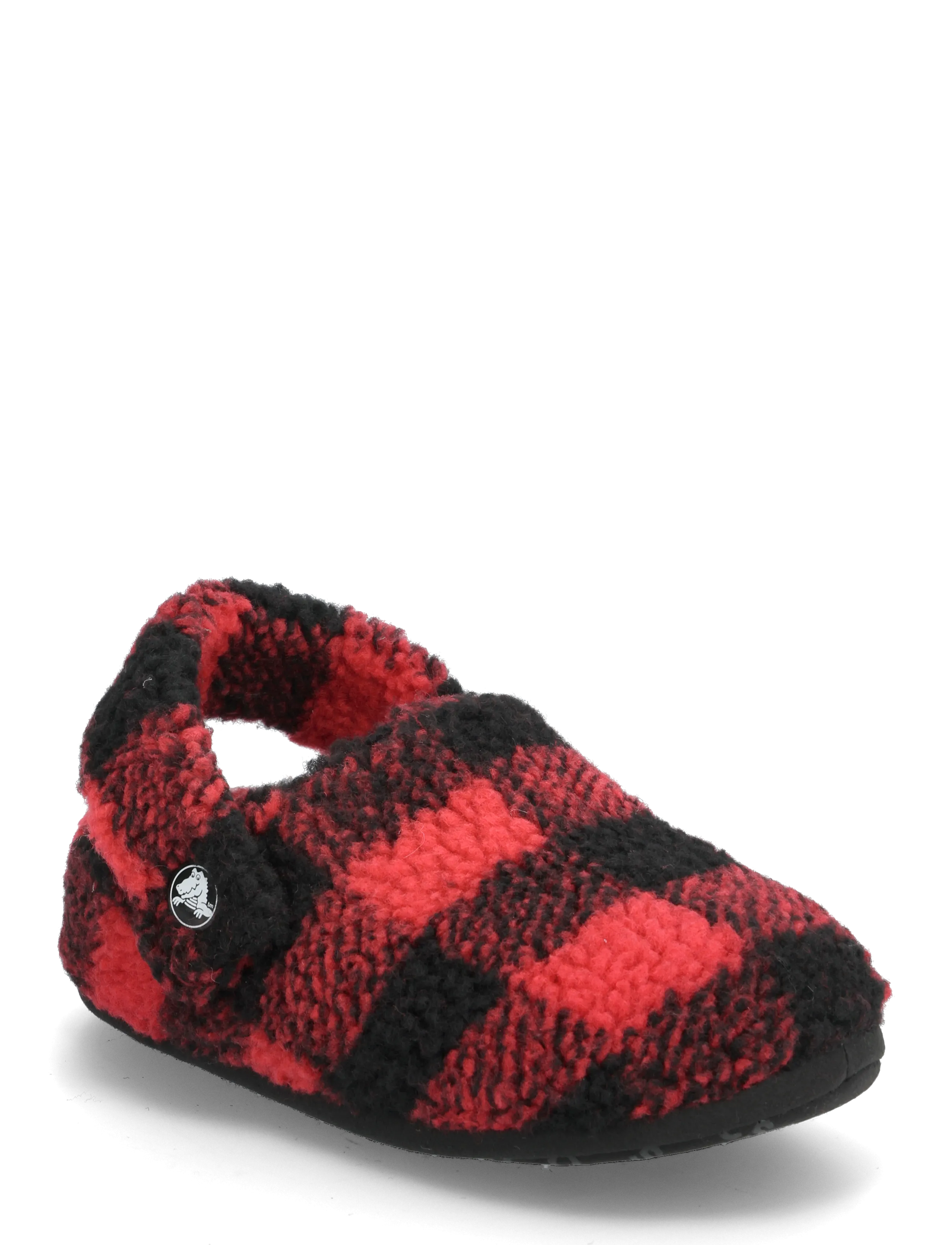 Crocs ClassicBuffCheckCozzzySlipperK - Clogs - VARSITY RED/BLACK / red