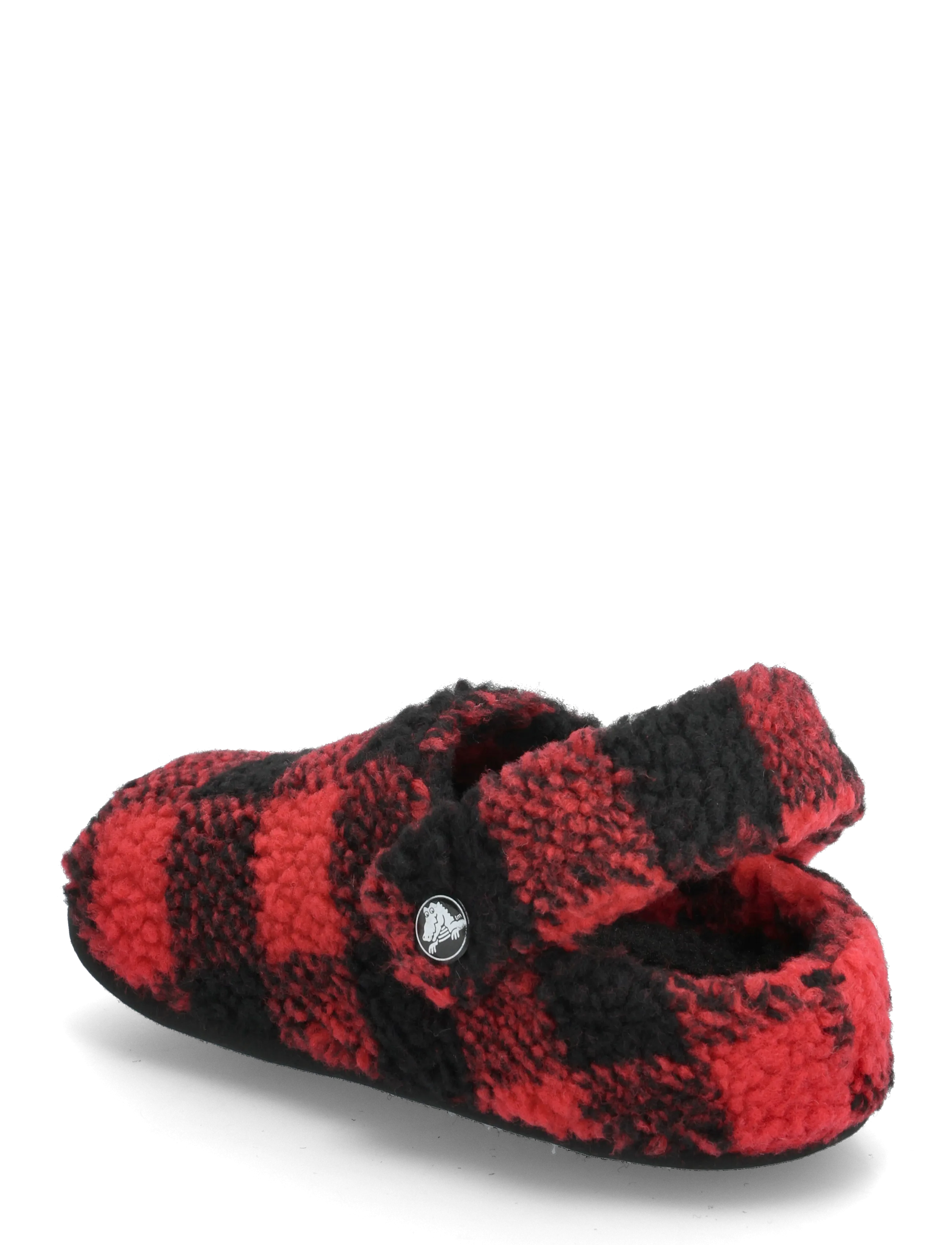 Crocs - ClassicBuffCheckCozzzySlipperK - varsity red/black - 2