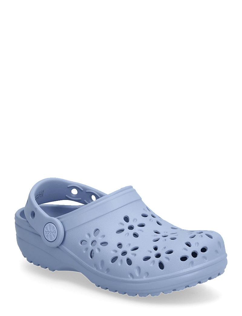 Crocs - Classic Floral Cut Out Clog K - clogs - blue haze - 0