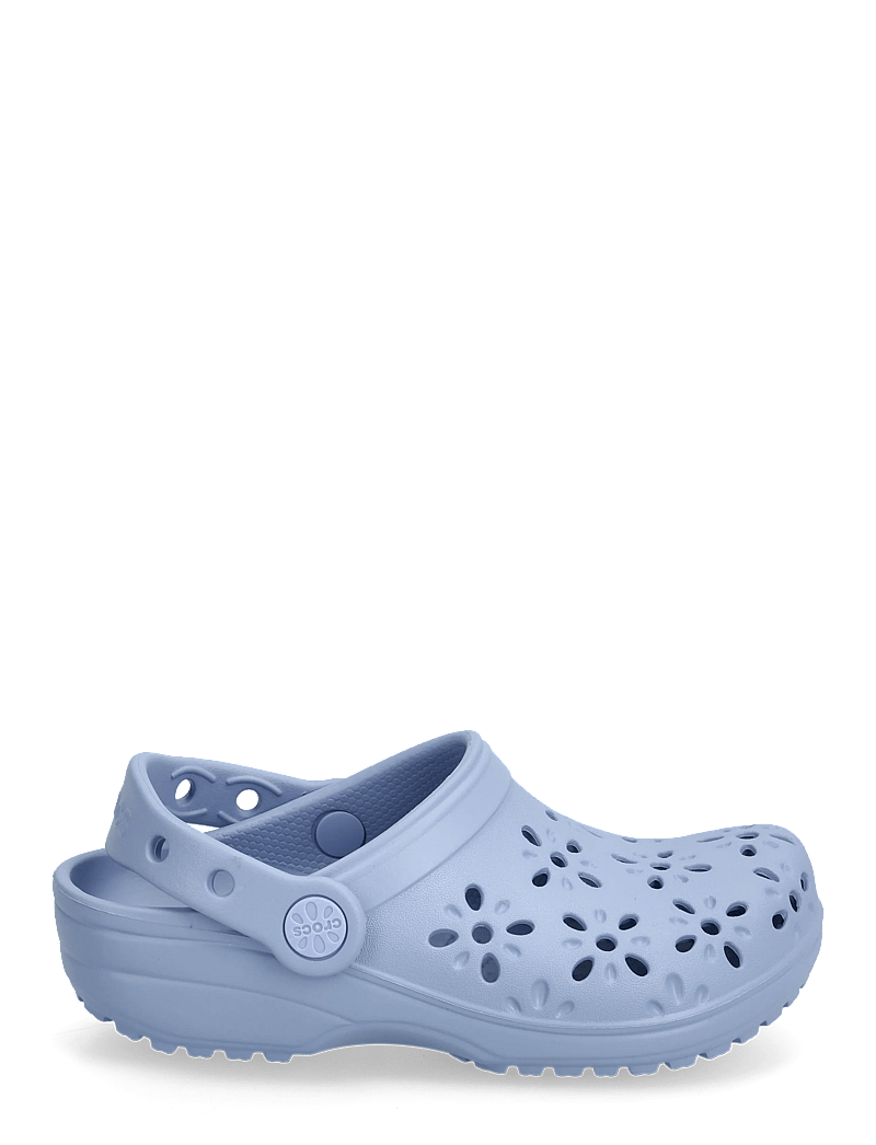 Crocs - Classic Floral Cut Out Clog K - clogs - blue haze - 1