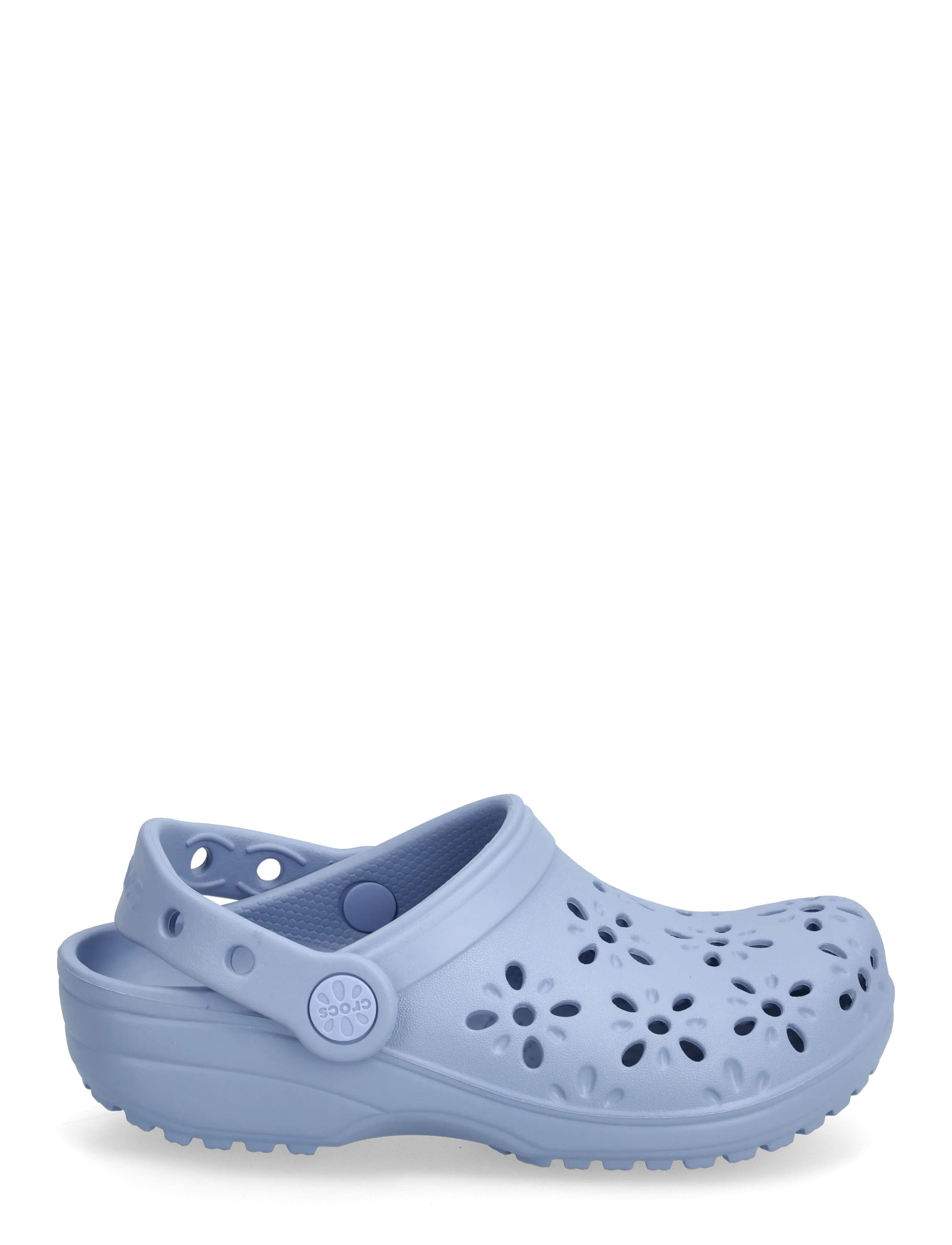 Crocs - Classic Floral Cut Out Clog K - clogs - blue haze - 1