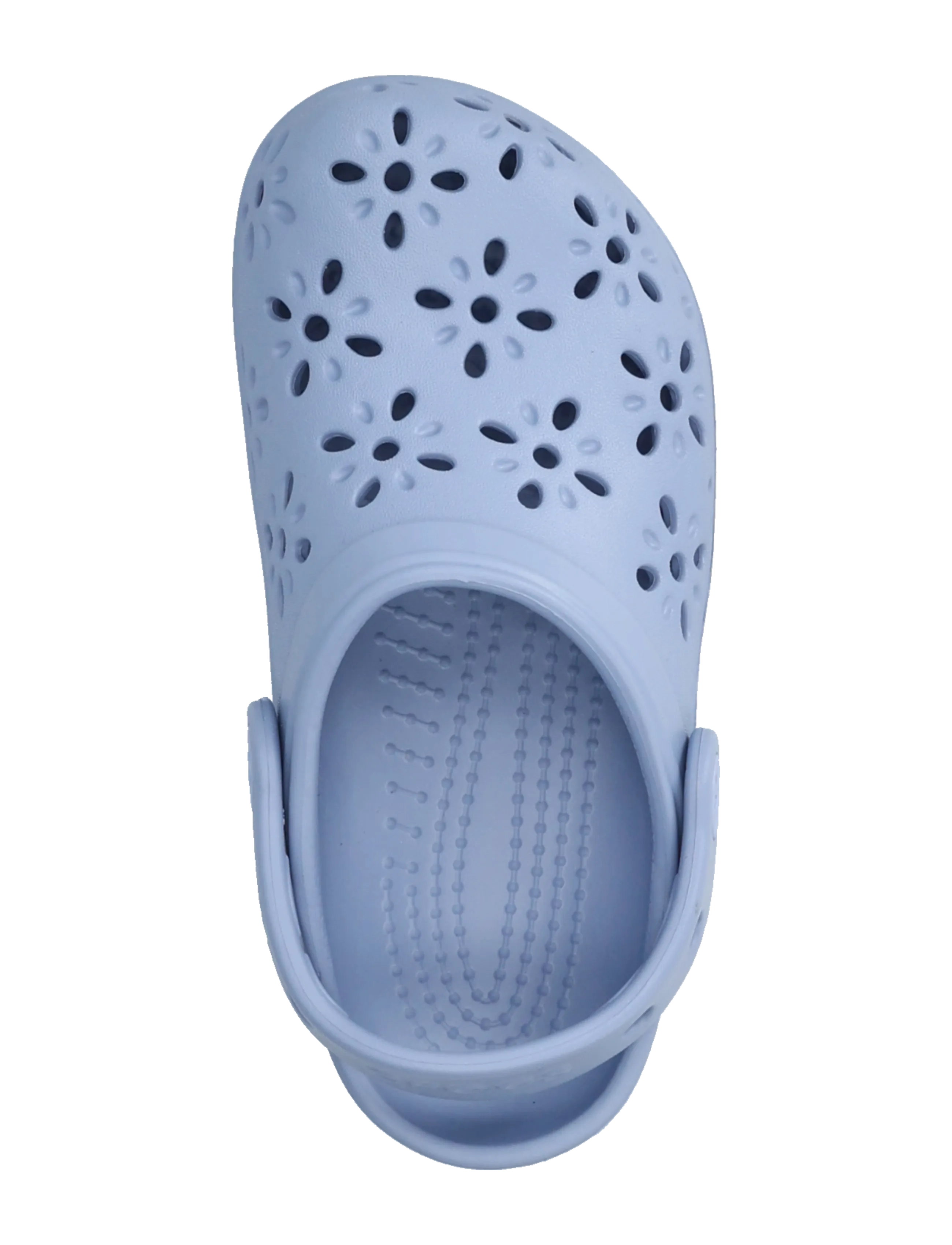 Crocs - Classic Floral Cut Out Clog K - clogs - blue haze - 3