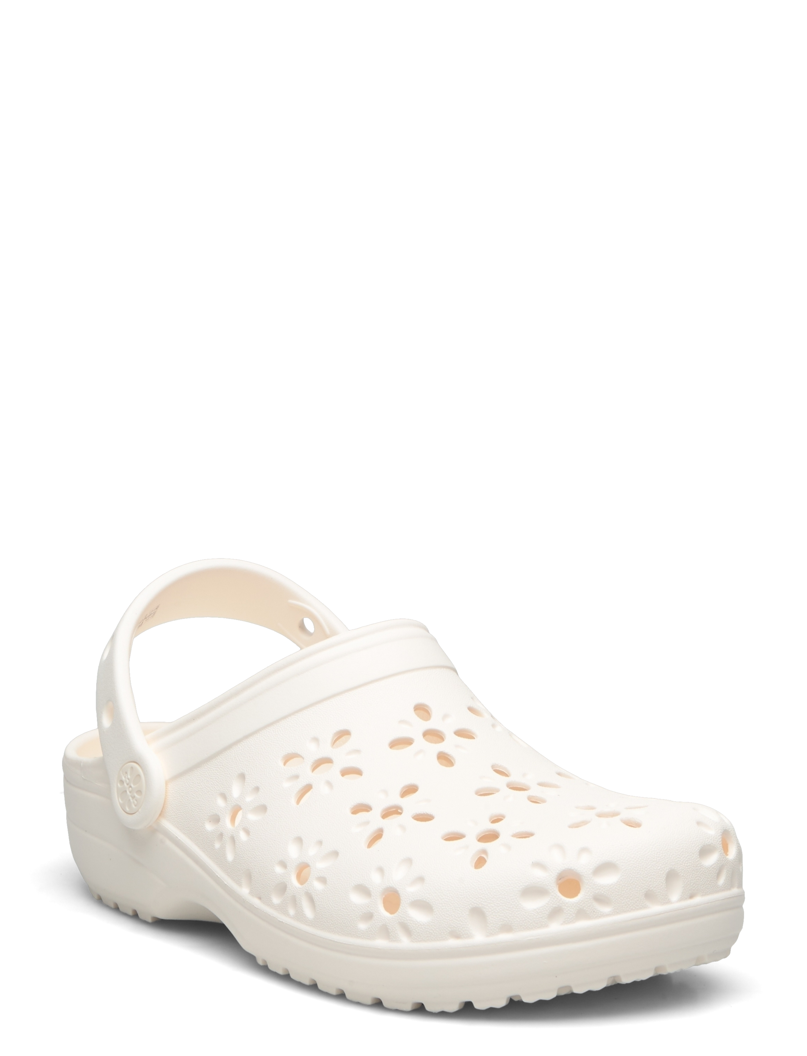 Crocs Classic Floral Cut Out Clog K, 34/35, White, Sko > Træsko, Børn
