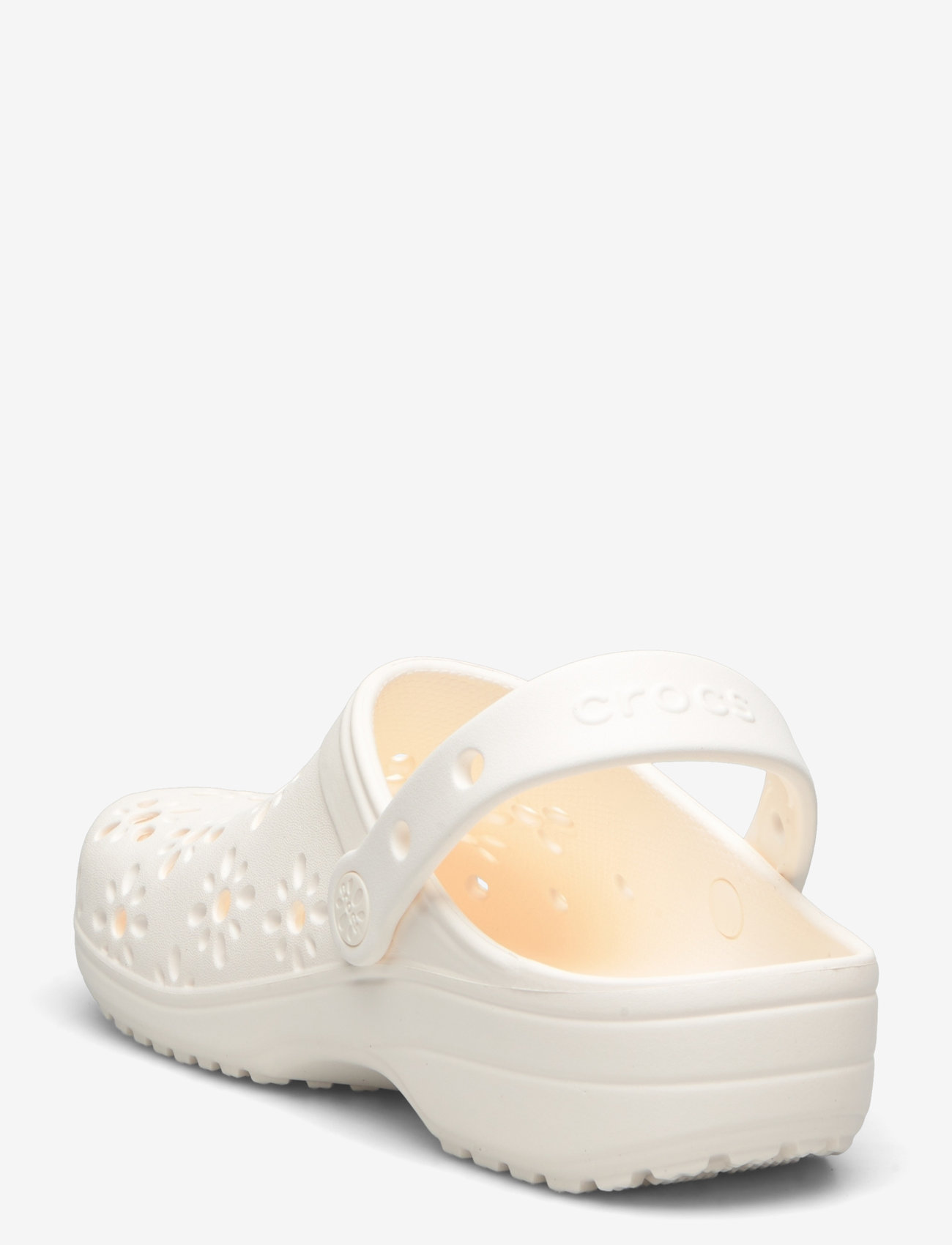 Crocs - Classic Floral Cut Out Clog K - crocksid - chalk - 2