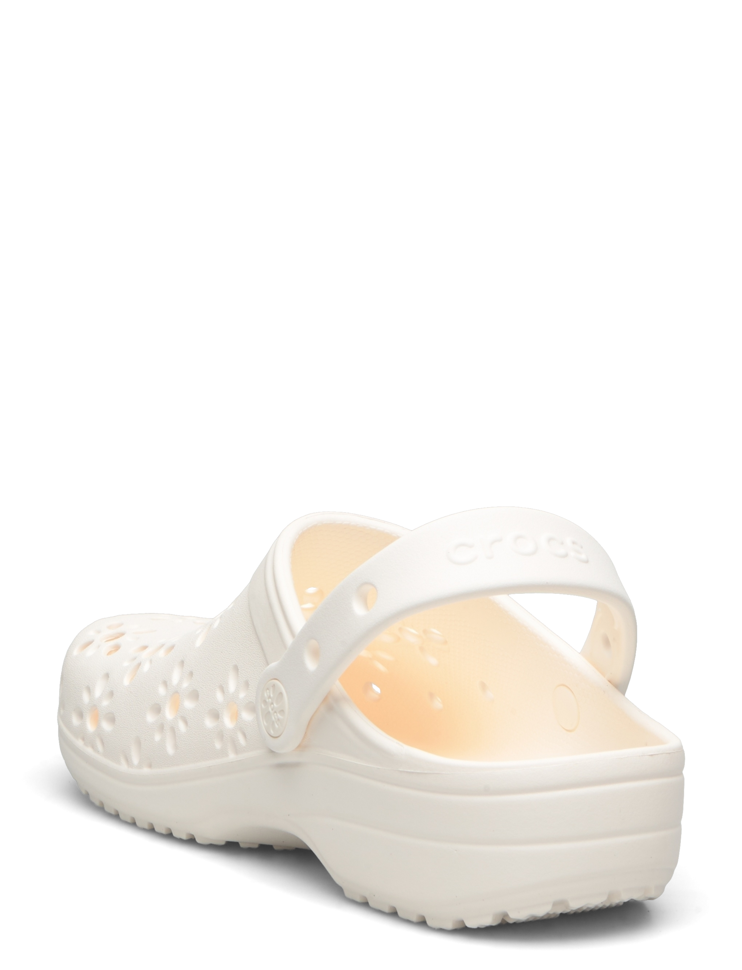 Crocs - Classic Floral Cut Out Clog K - clogs - chalk - 2