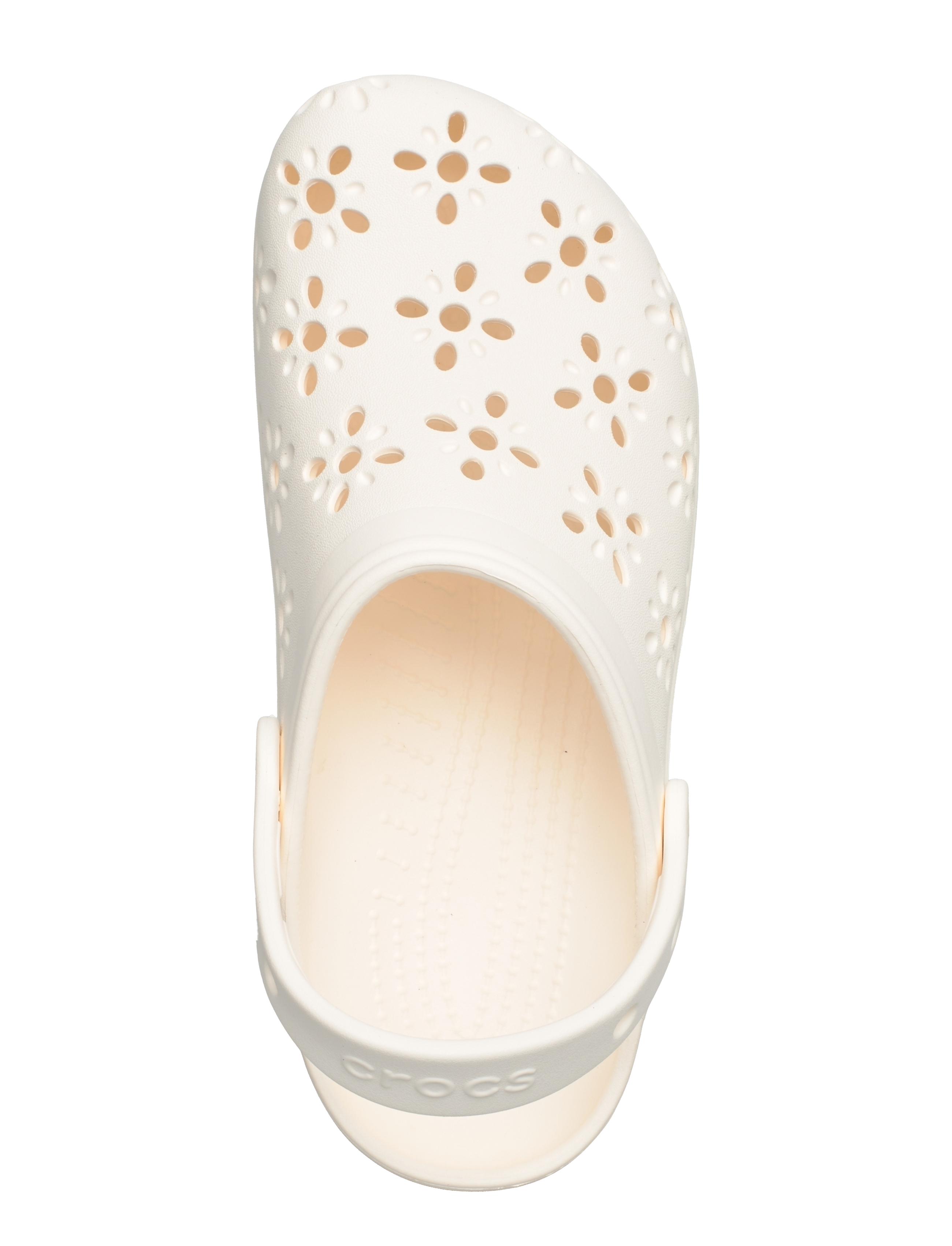 Crocs - Classic Floral Cut Out Clog K - clogs - chalk - 3