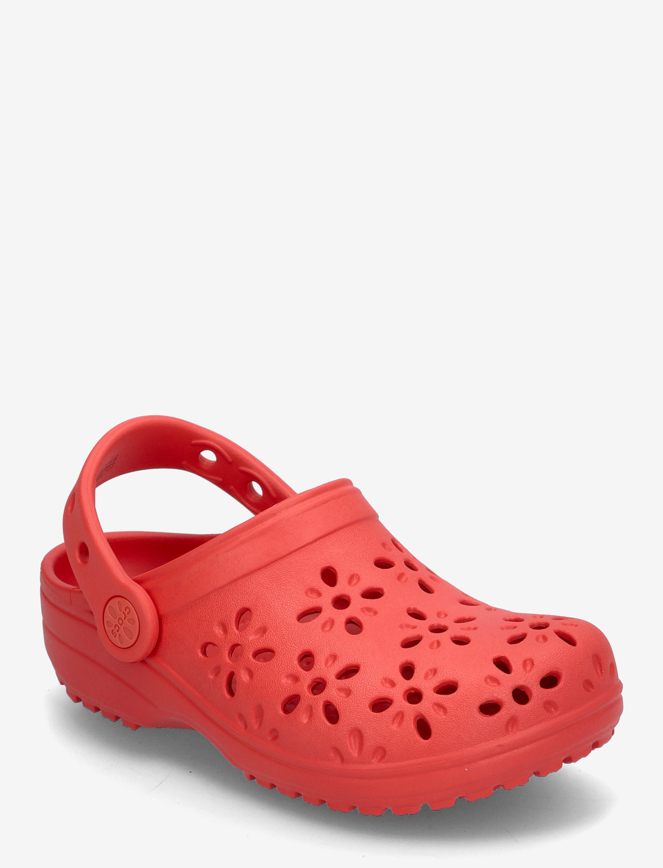 Crocs - Classic Floral Cut Out Clog K - crocksid - cherry red - 0