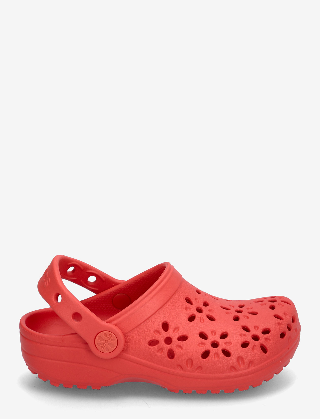Crocs - Classic Floral Cut Out Clog K - crocksid - cherry red - 1
