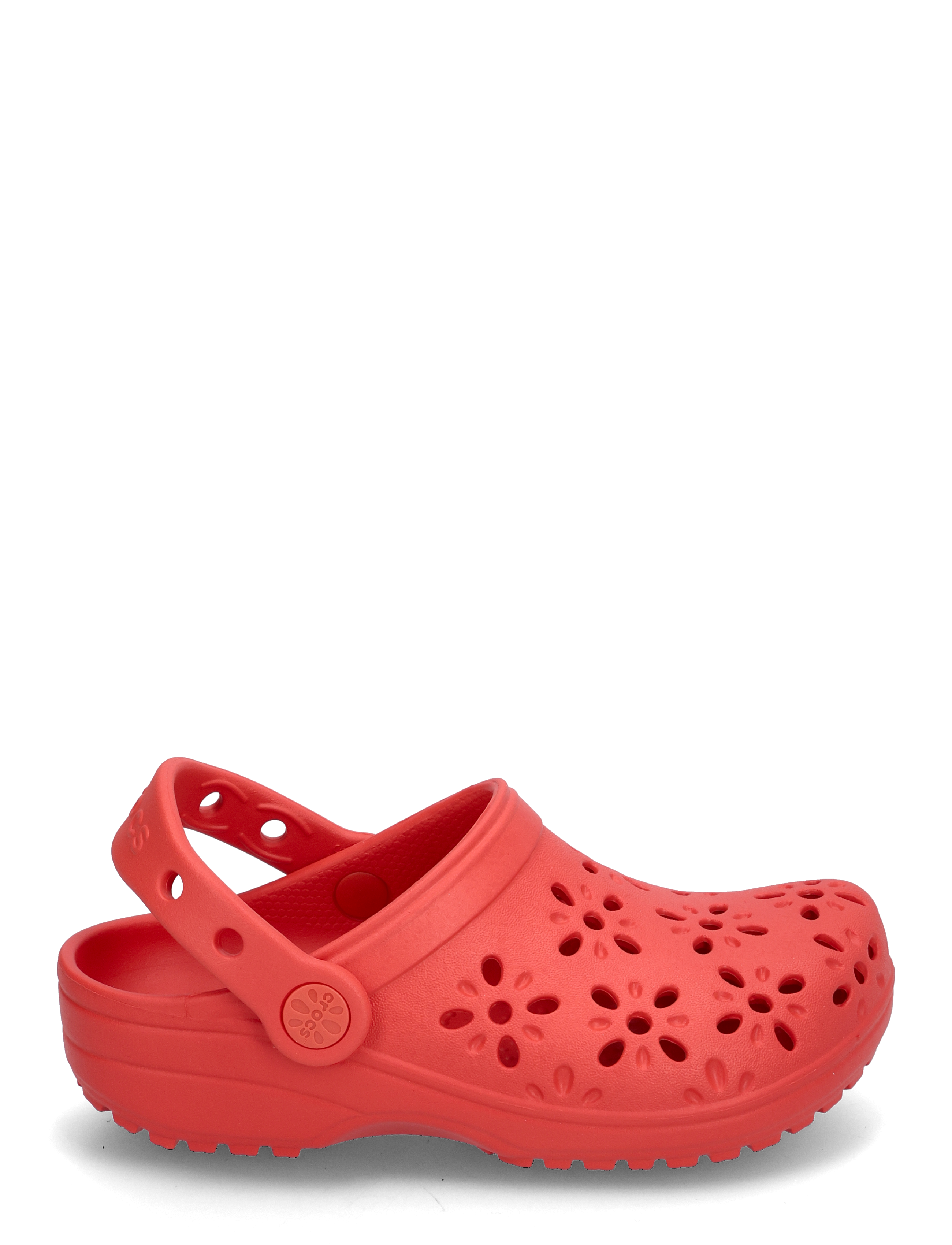 Crocs - Classic Floral Cut Out Clog K - clogs - cherry red - 1