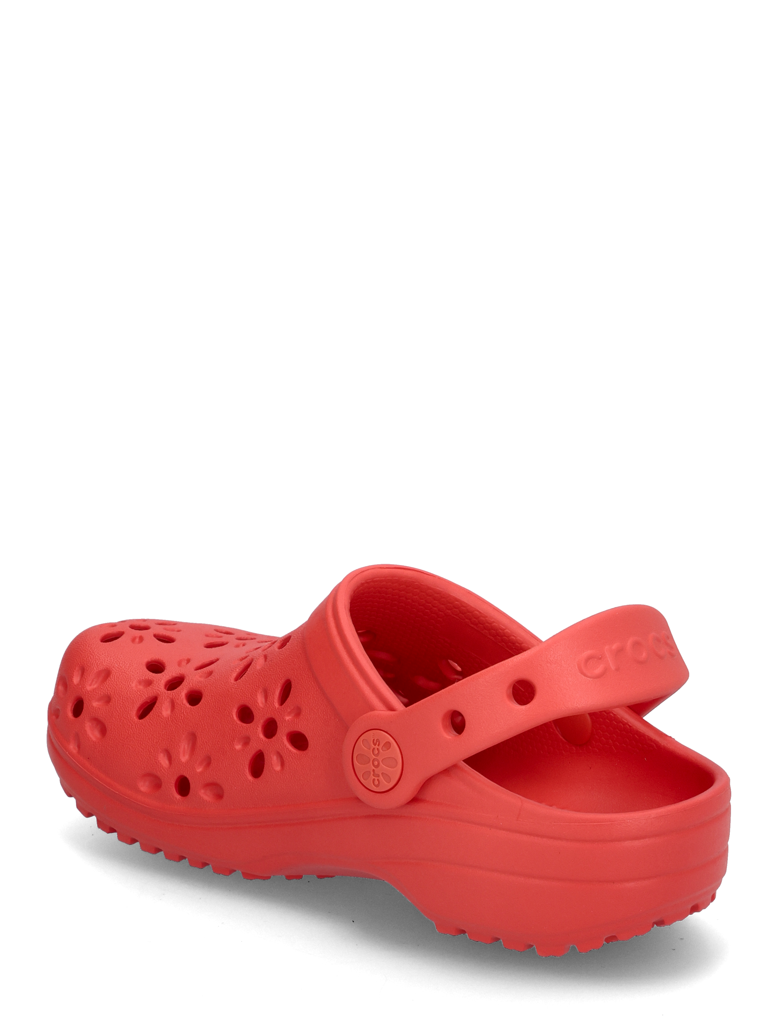 Crocs - Classic Floral Cut Out Clog K - clogs - cherry red - 2
