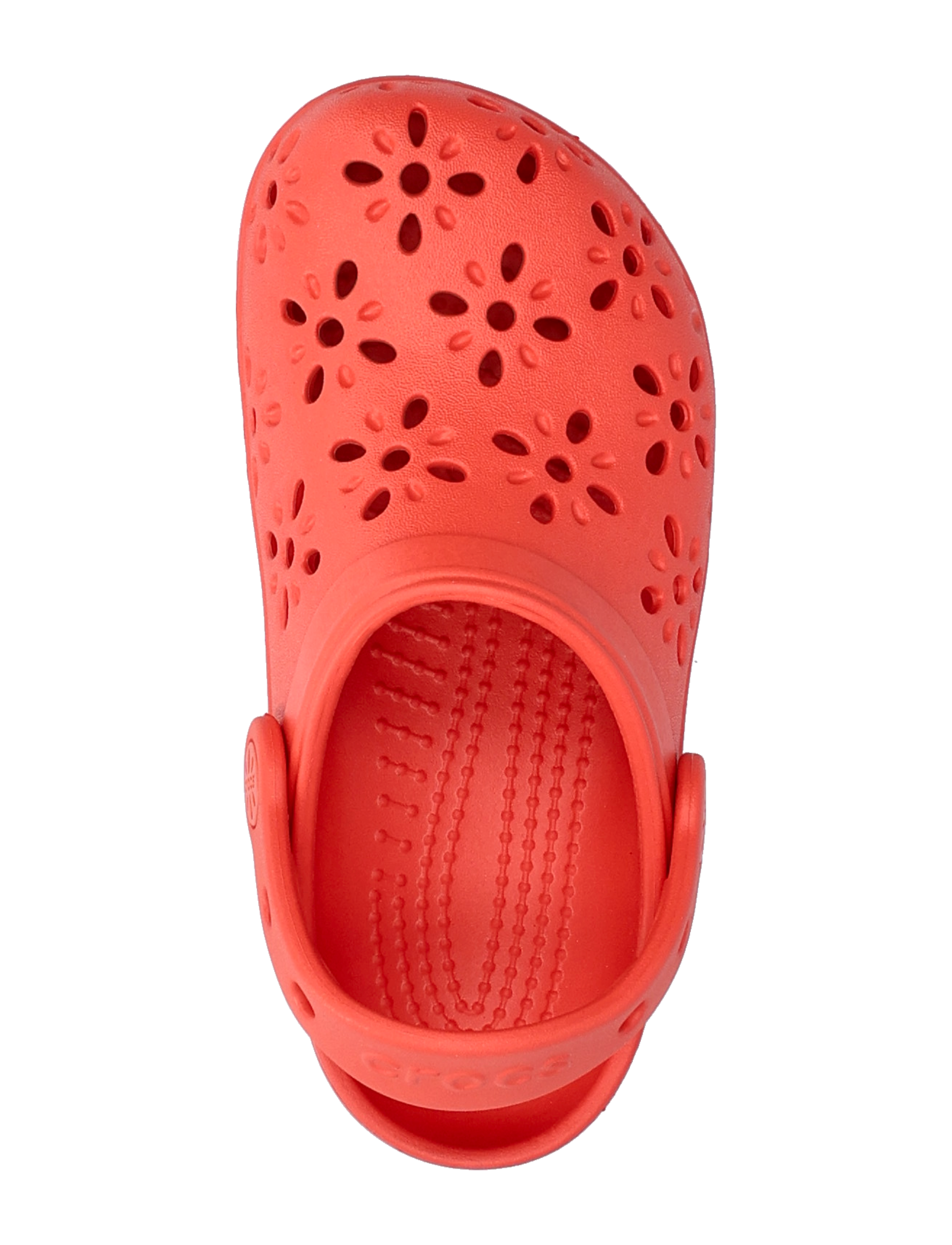 Crocs - Classic Floral Cut Out Clog K - clogs - cherry red - 3