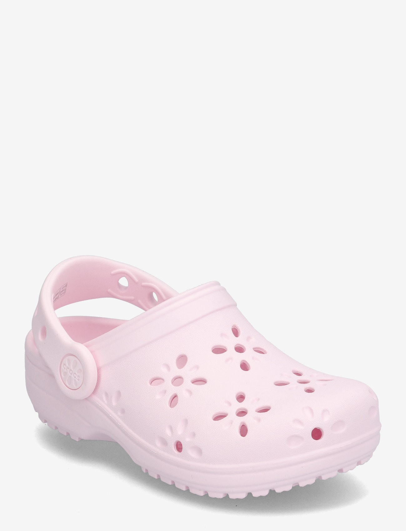 Crocs - Classic Floral Cut Out Clog K - clogs - pink milk - 0