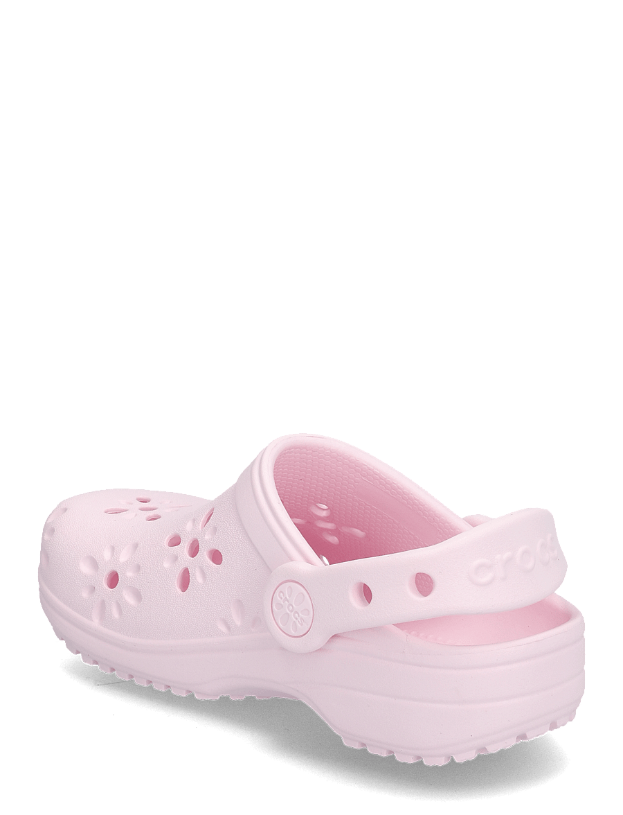 Crocs - Classic Floral Cut Out Clog K - clogs - pink milk - 2