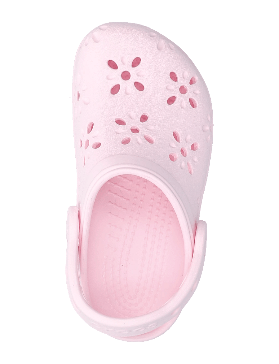 Crocs - Classic Floral Cut Out Clog K - clogs - pink milk - 3