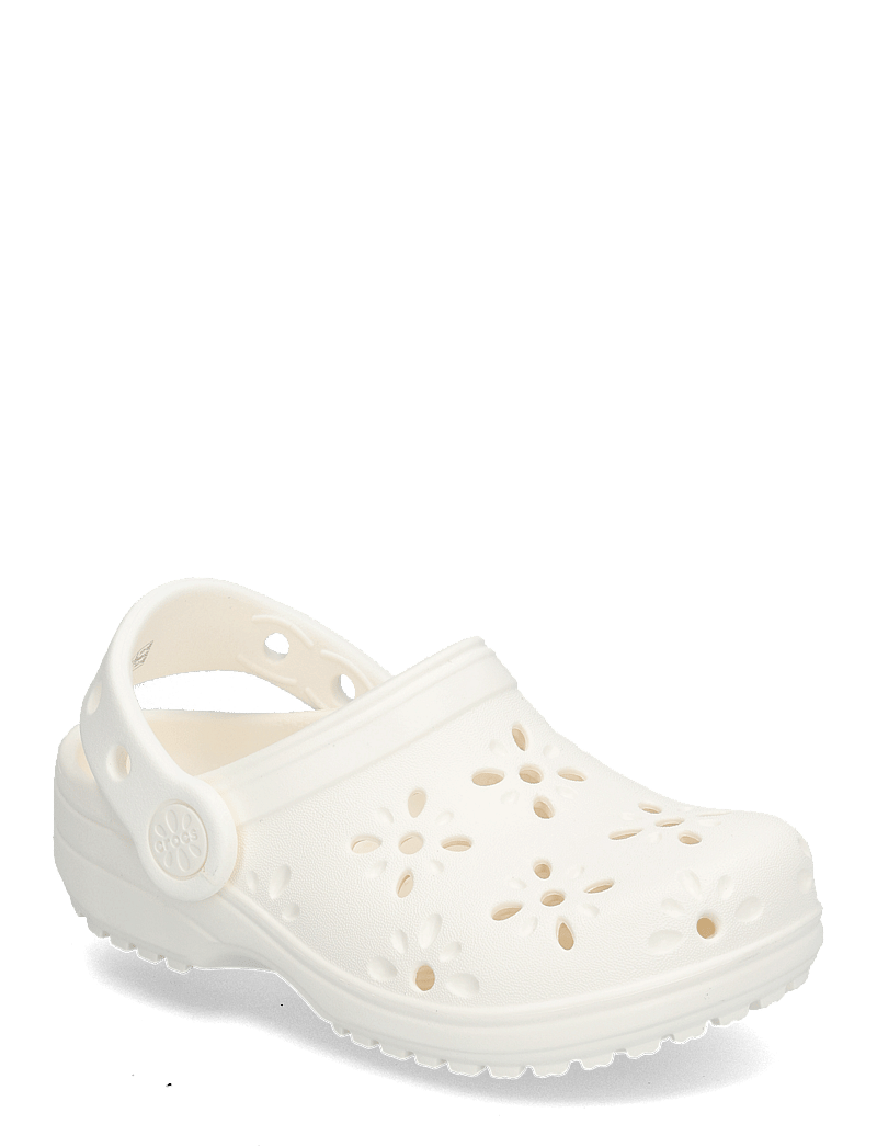 Crocs - Classic Floral Cut Out Clog T - clogs - chalk - 0