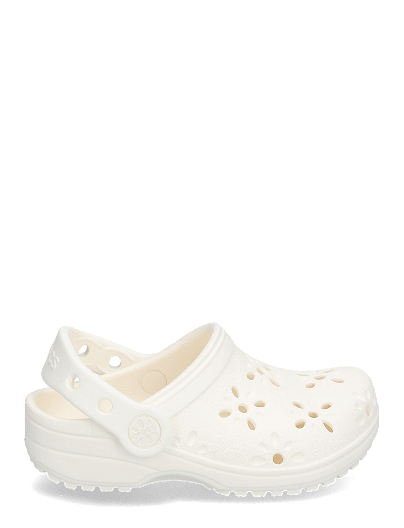 Crocs - Classic Floral Cut Out Clog T - clogs - chalk - 1