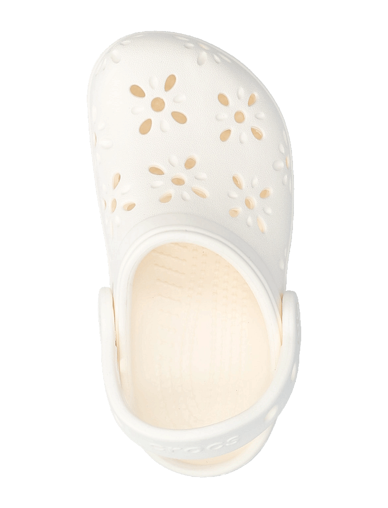 Crocs - Classic Floral Cut Out Clog T - clogs - chalk - 3