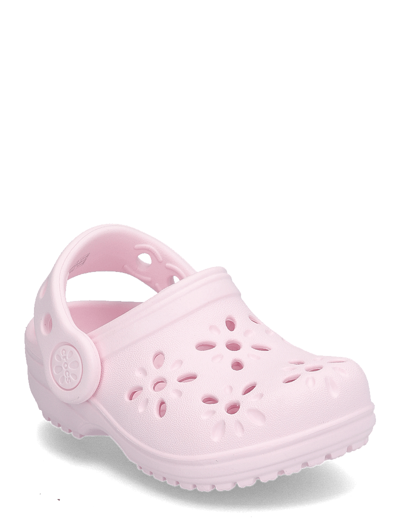 Crocs - Classic Floral Cut Out Clog T - clogs - pink milk - 0
