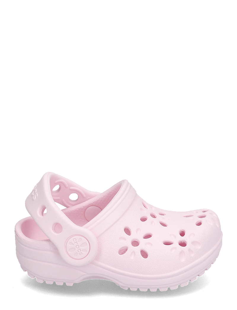 Crocs - Classic Floral Cut Out Clog T - clogs - pink milk - 1
