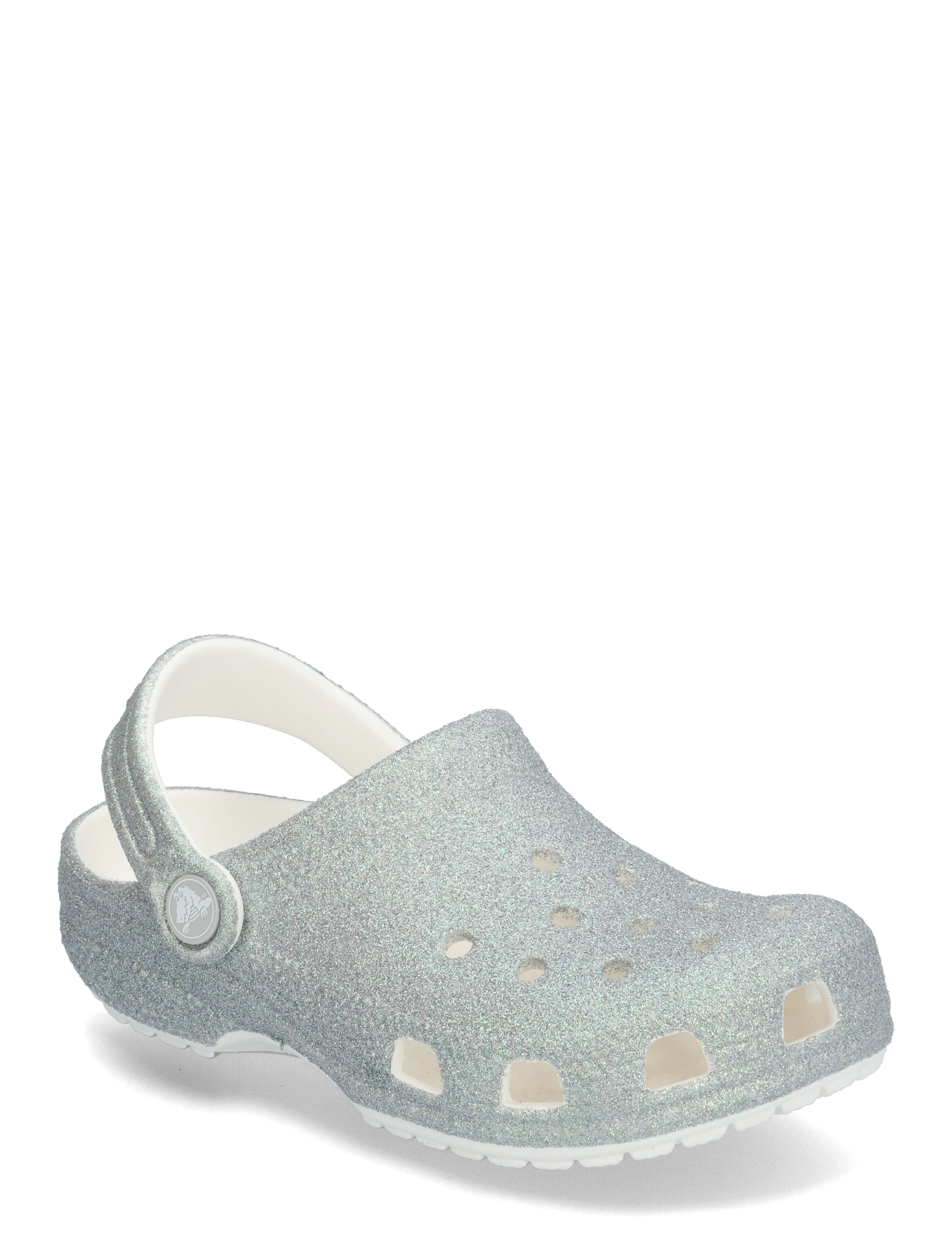 Crocs Classic Iridescent Glitter Cgk, 36/37, Schuhe, Blau - Clogs, Kinder