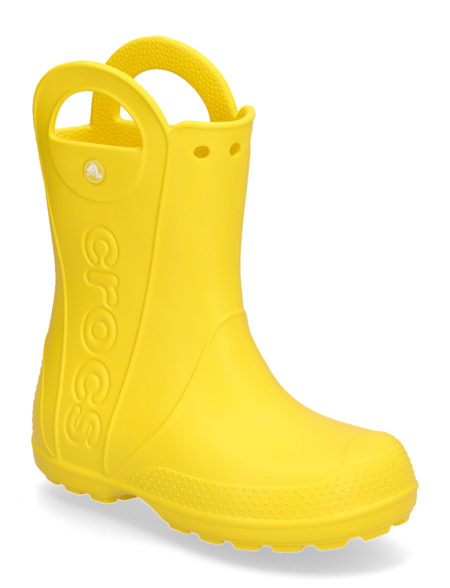 Crocs - Handle It Rain Boot K - ungefütterte gummistiefel - yellow - 0