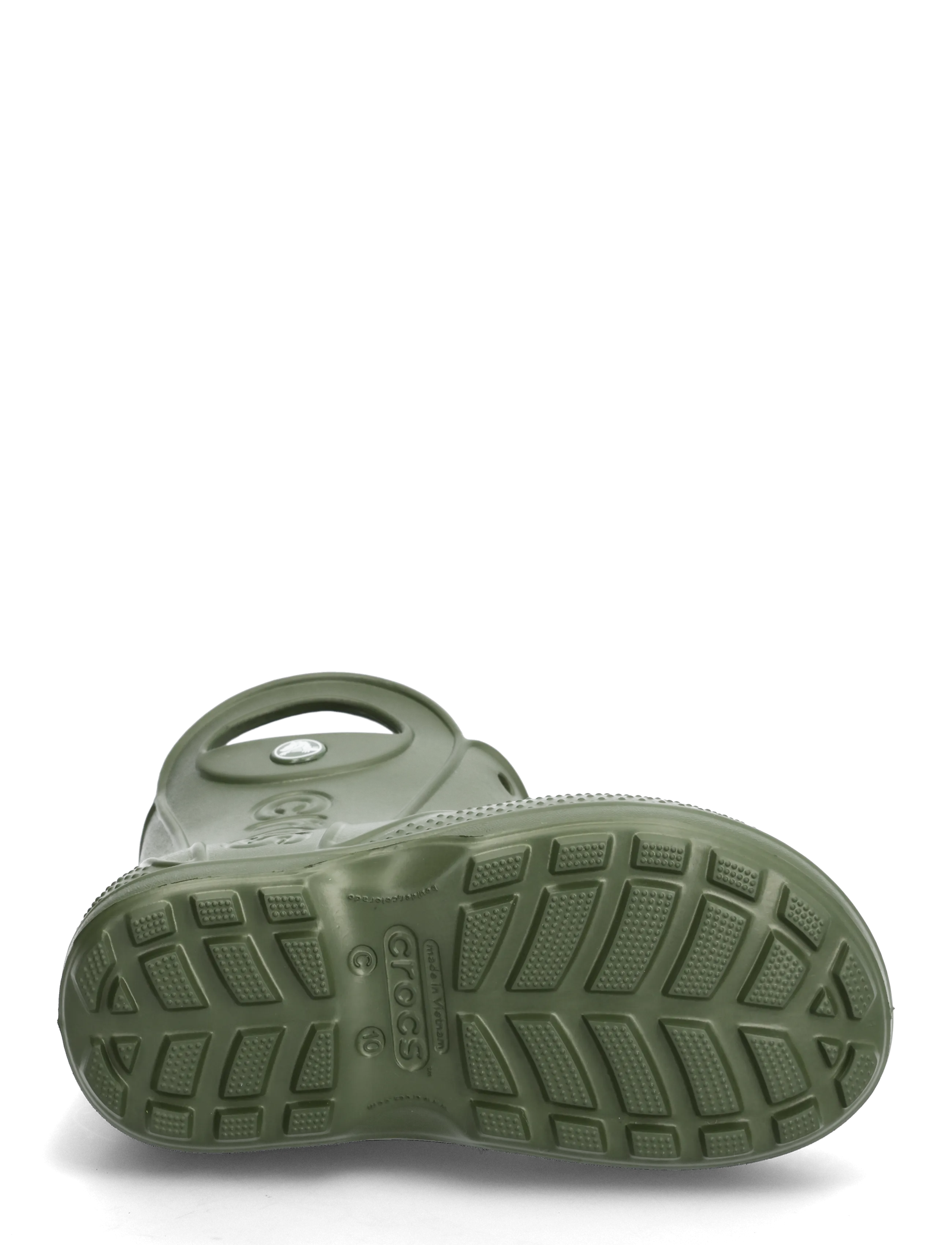 Crocs - Handle It Rain Boot T - ofodrade gummistövlar - army green - 4