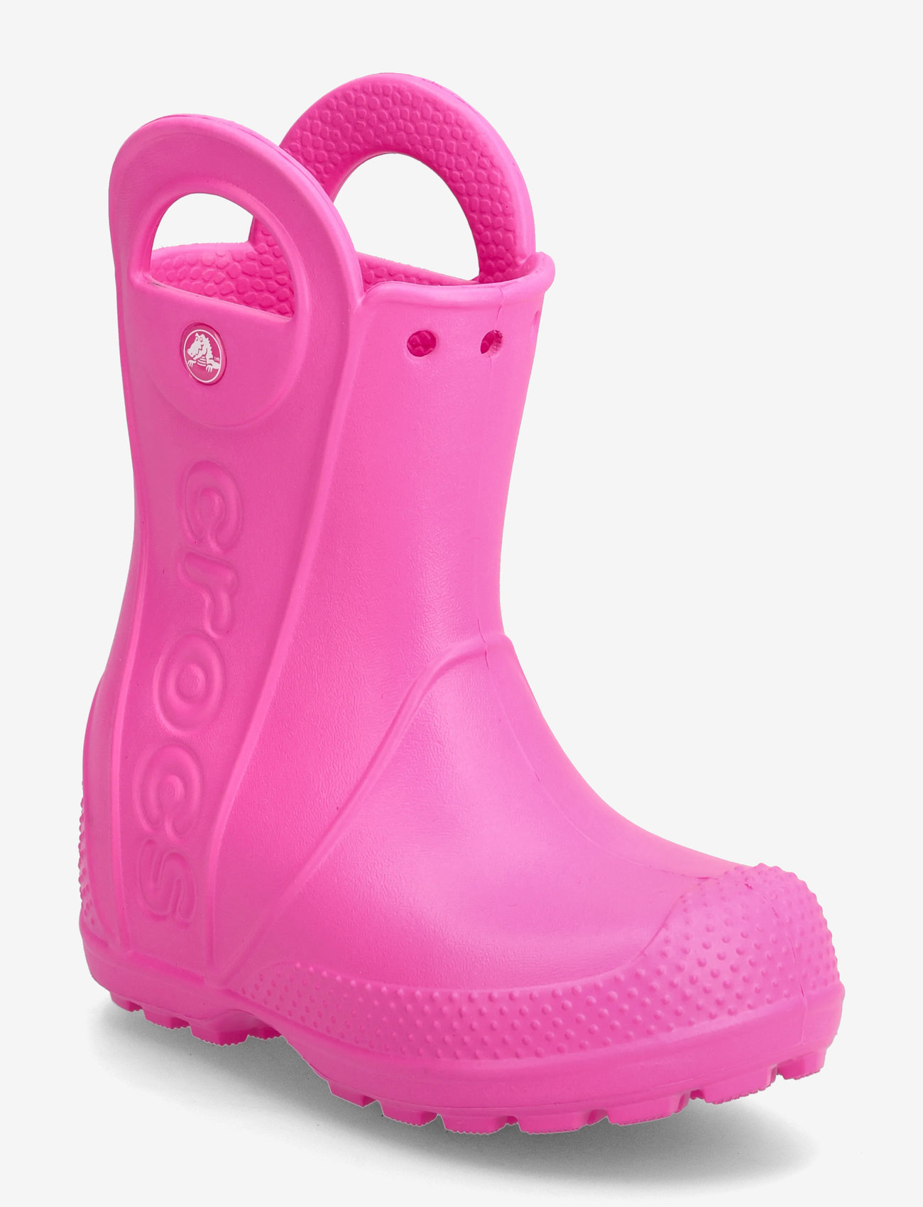 Crocs - Handle It Rain Boot T - ofodrade gummistövlar - pink crush - 0