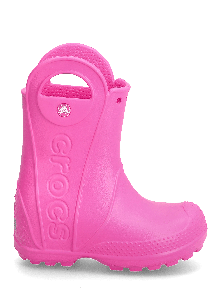 Crocs - Handle It Rain Boot T - ungefütterte gummistiefel - pink crush - 1