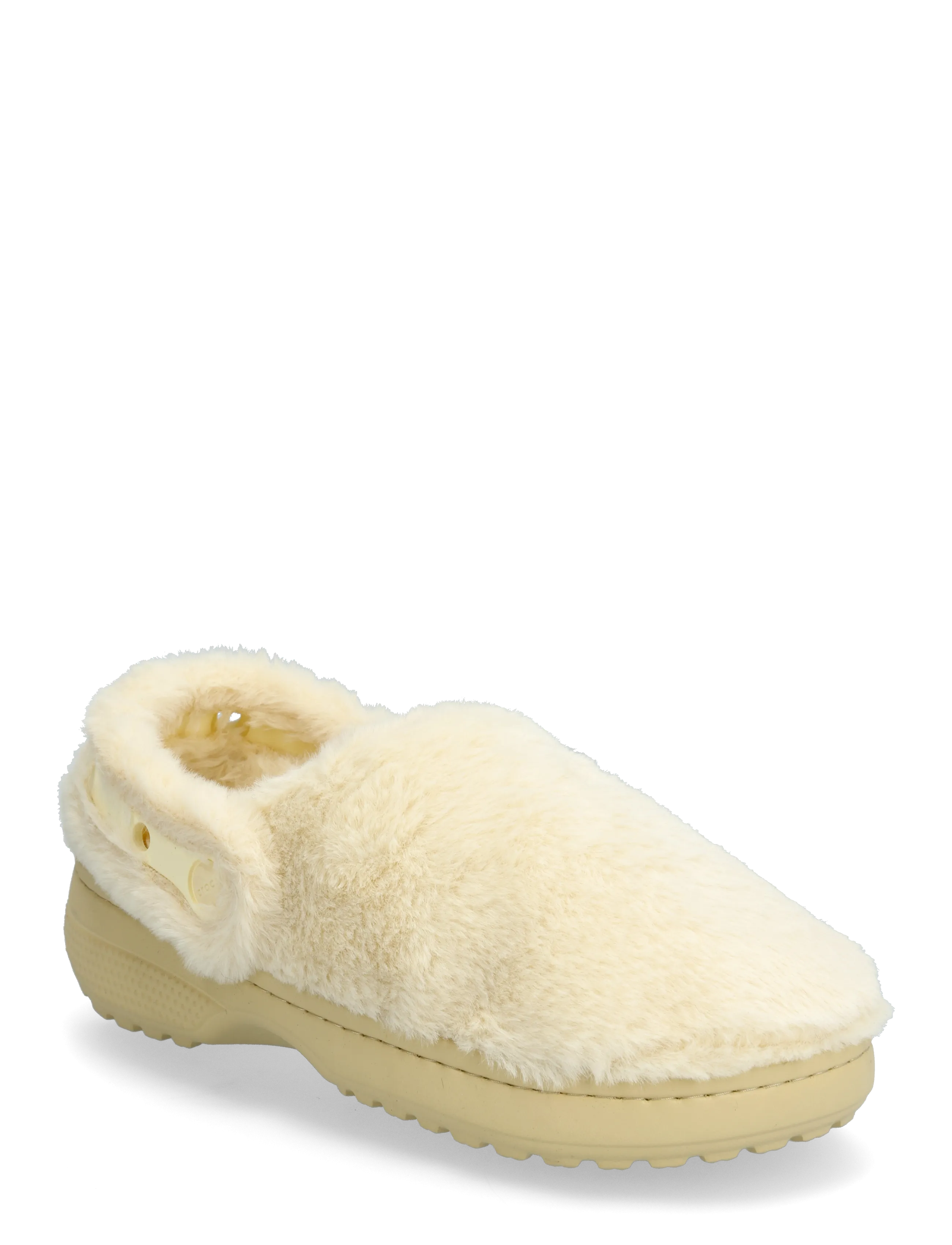 Crocs Classic Unfurgettable Clog, Kvinder, Plysset Clog, Cream, Str: 36/37