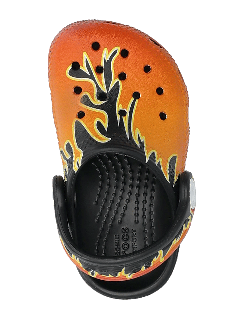 Crocs - Classic Flames Clog T - black/multi - 3