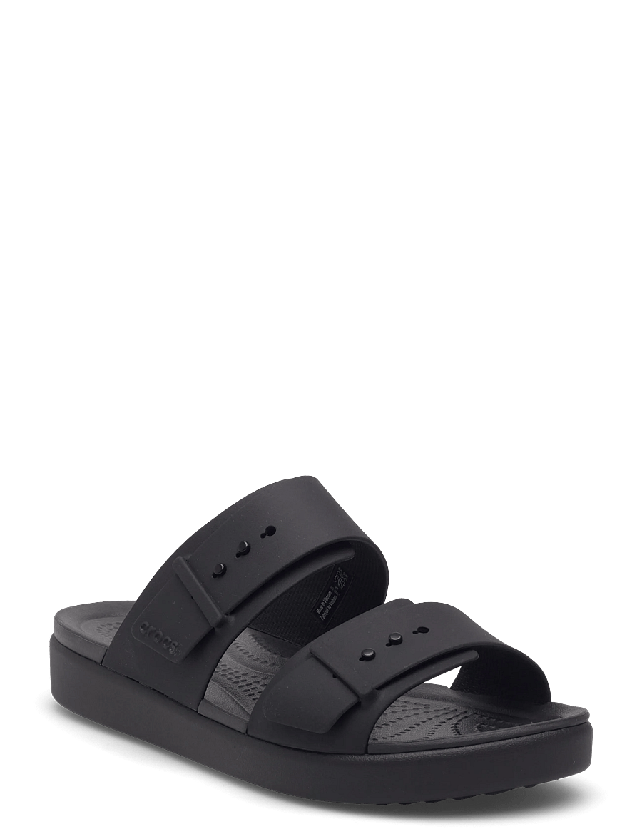 Crocs - Brooklyn Buckle Low Low - flat sandals - black - 0